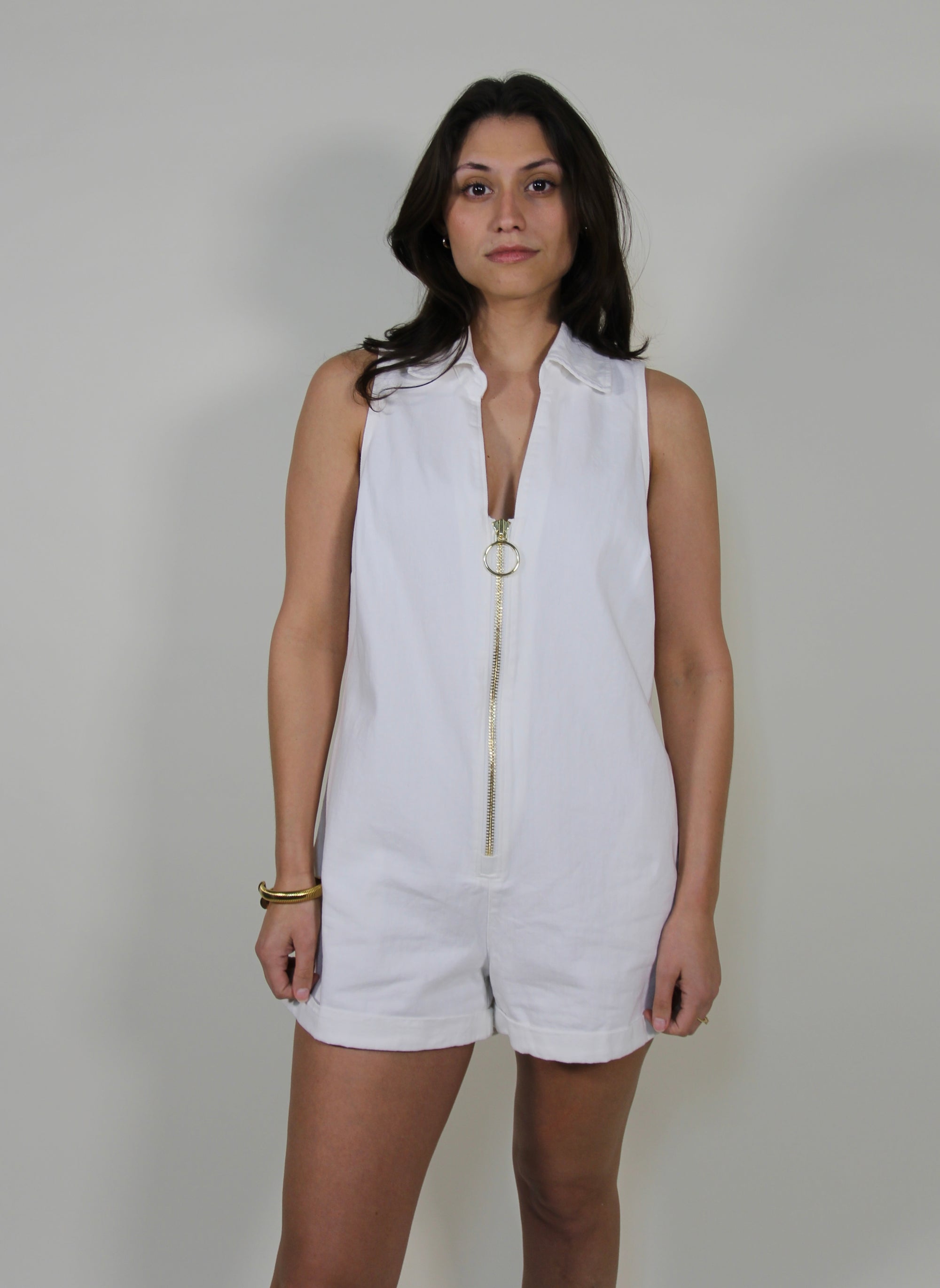 Show Me Your Mumu Reno Romper in Sea Salt