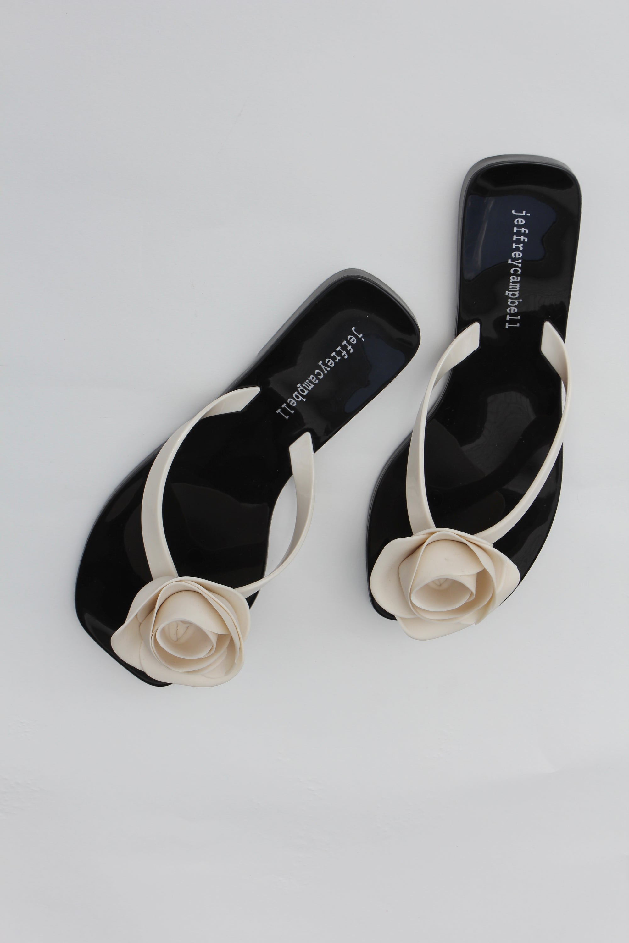 Jeffery Campbell Rose Jelly Flip Flops