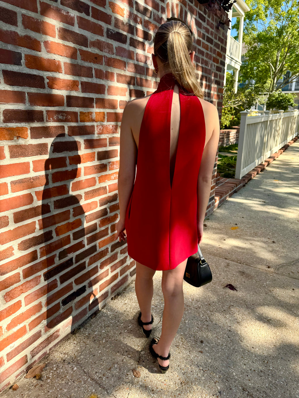Red Hot Halter Dress