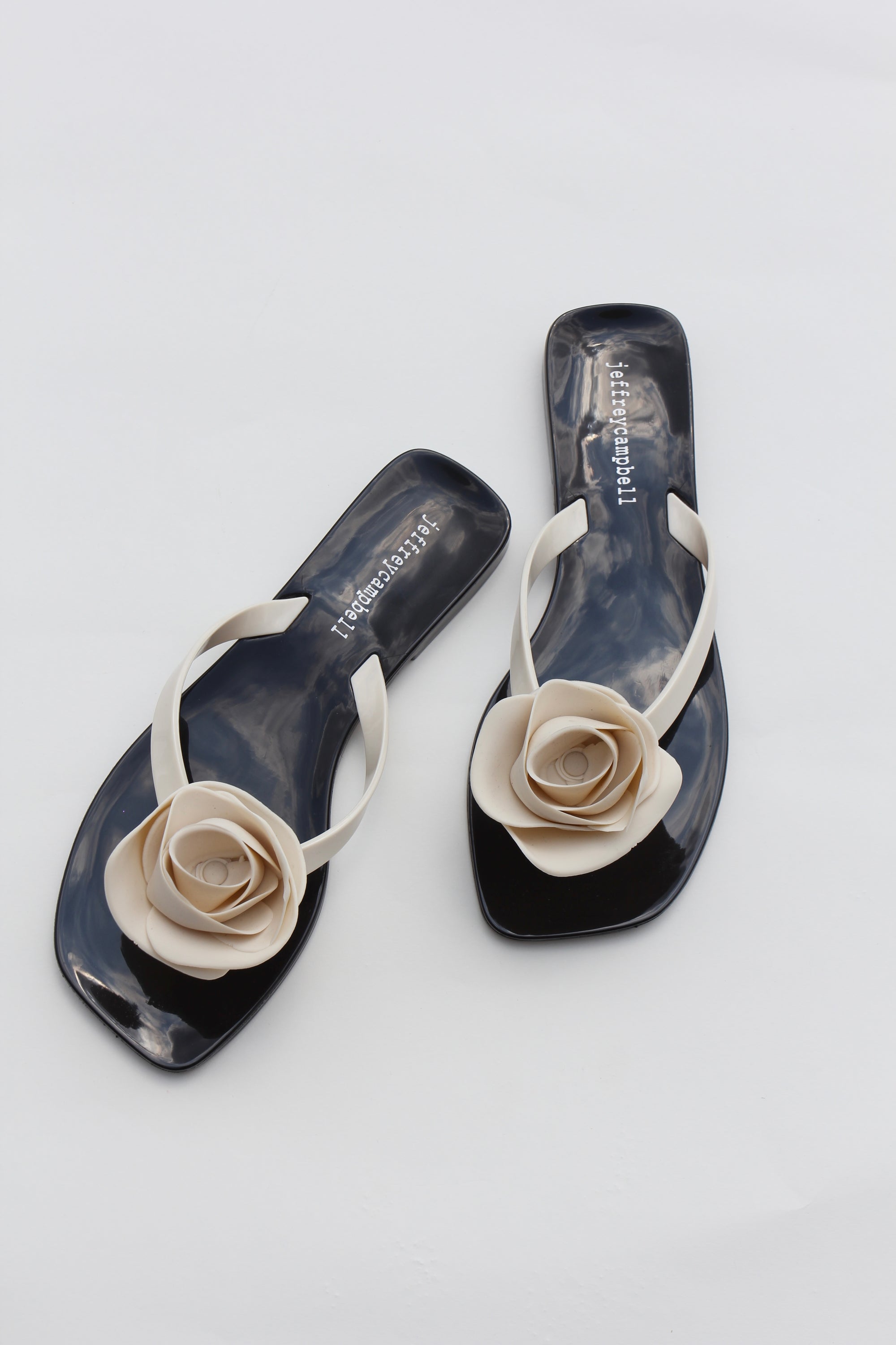 Jeffery Campbell Rose Jelly Flip Flops