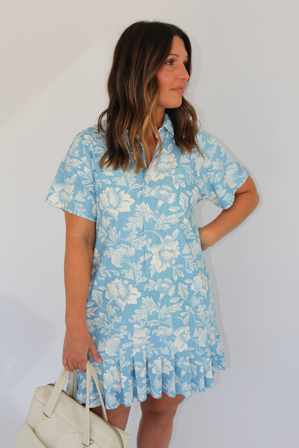 Smith & Quinn Aspen Dress in Saltwater Pearl
