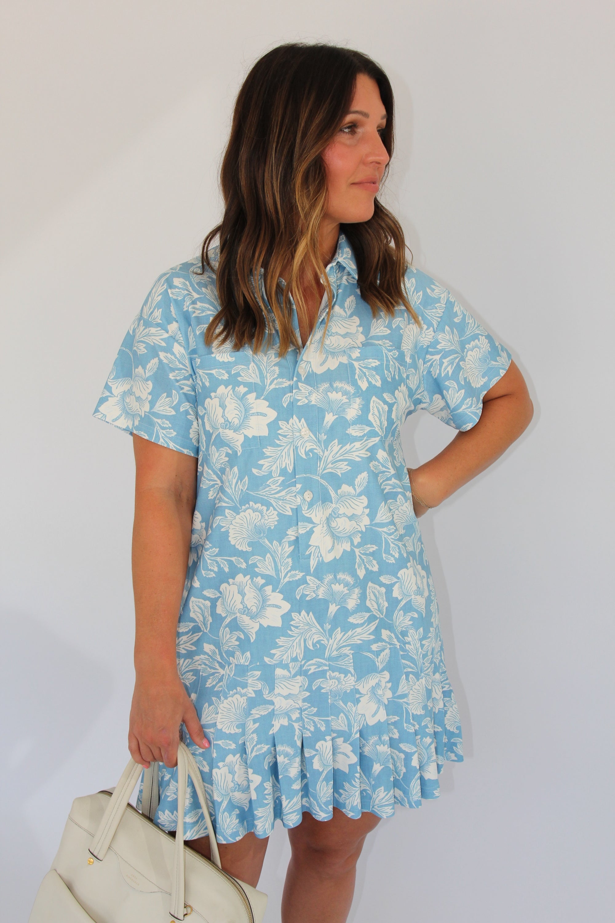 Smith & Quinn Aspen Dress in Saltwater Pearl