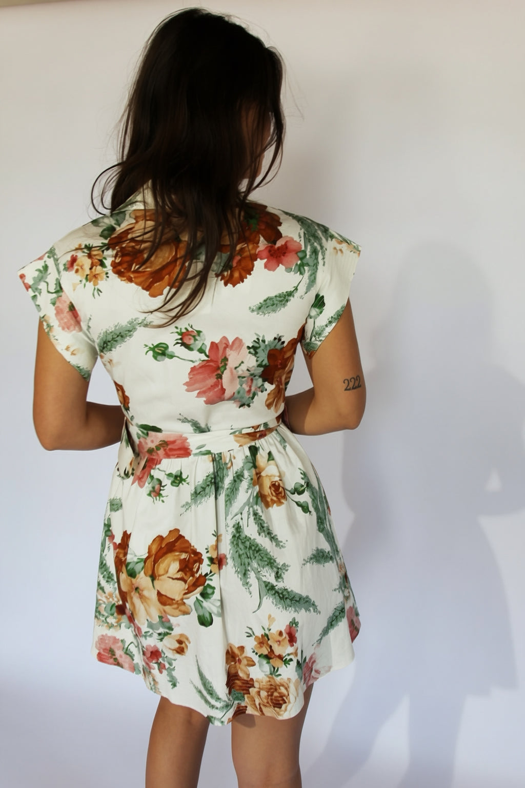 Fate Fall Floral Mini Dress