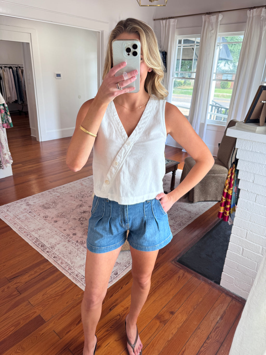 Lilla P Button Vest