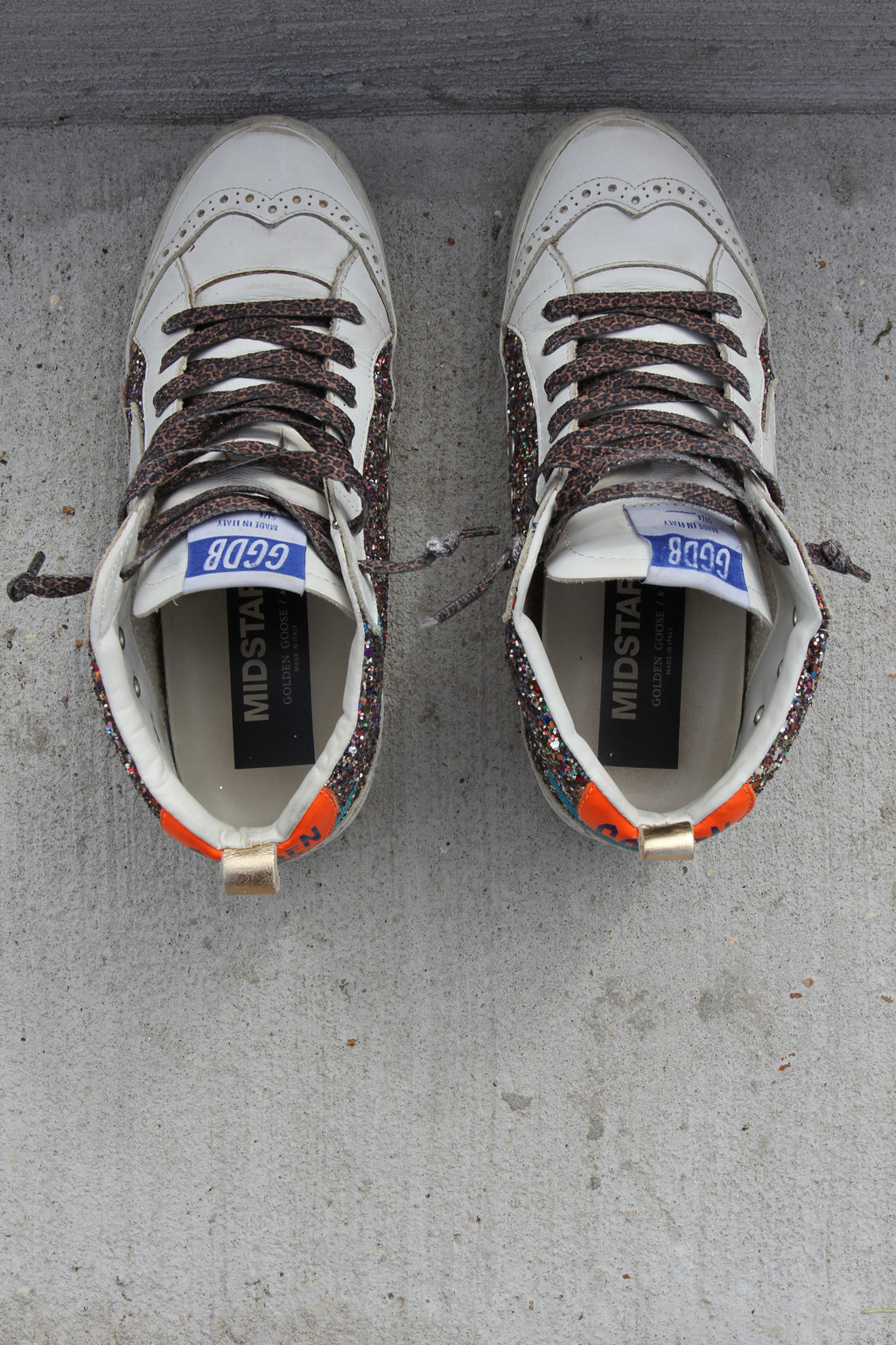Golden Goose Mid Star Sequin Sneaker