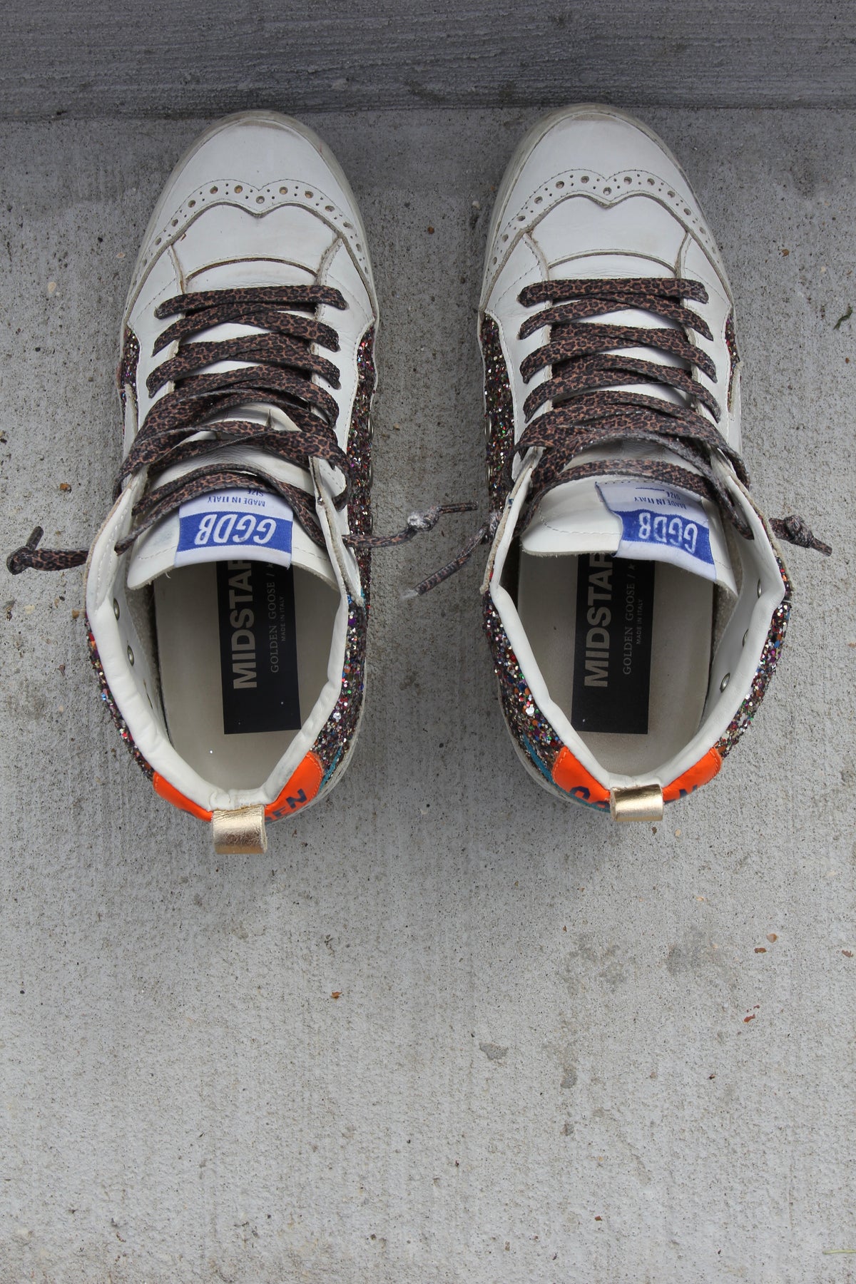 Golden Goose Mid Star Sequin Sneaker