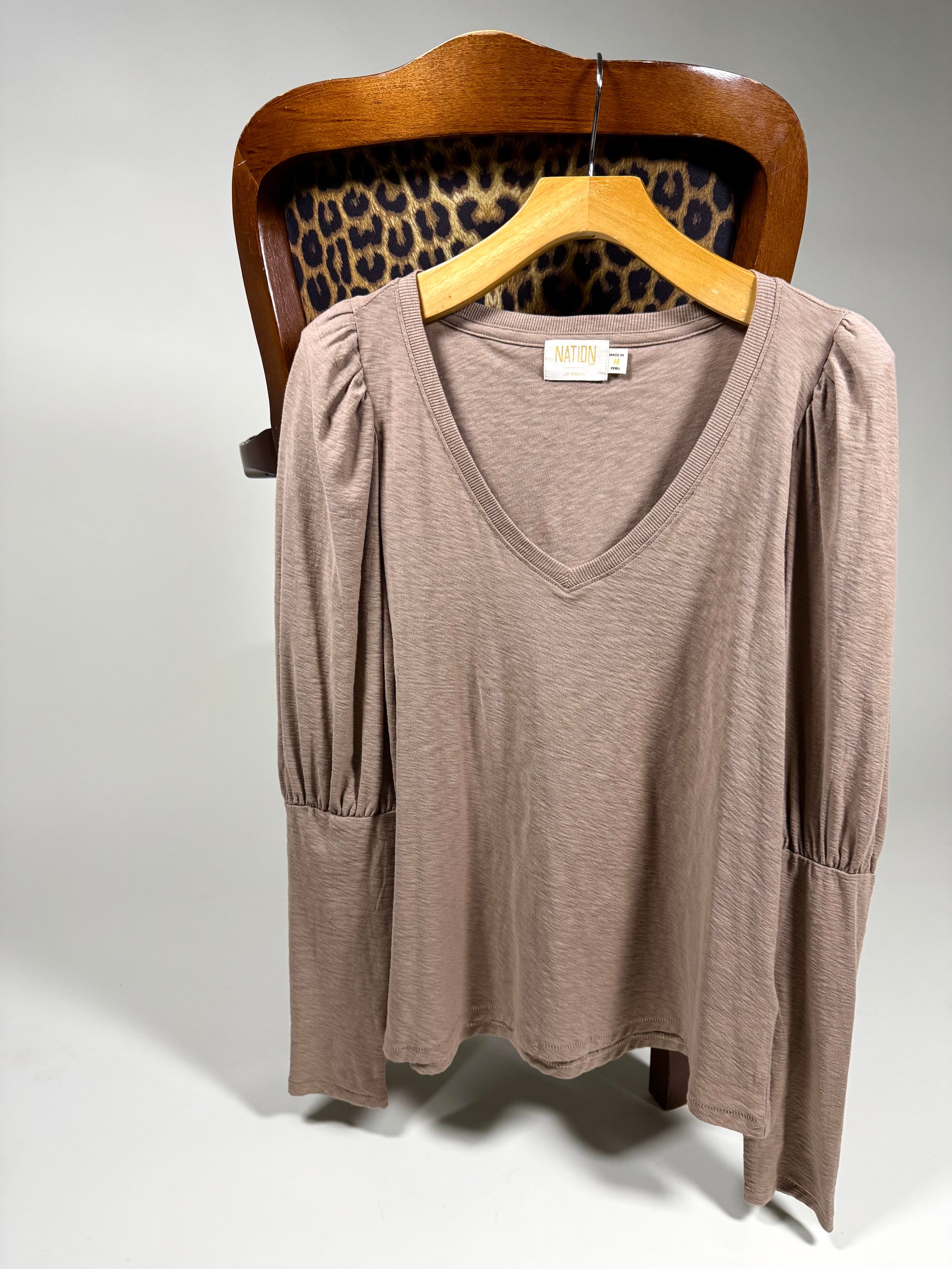 Nation Puff Sleeve Tee