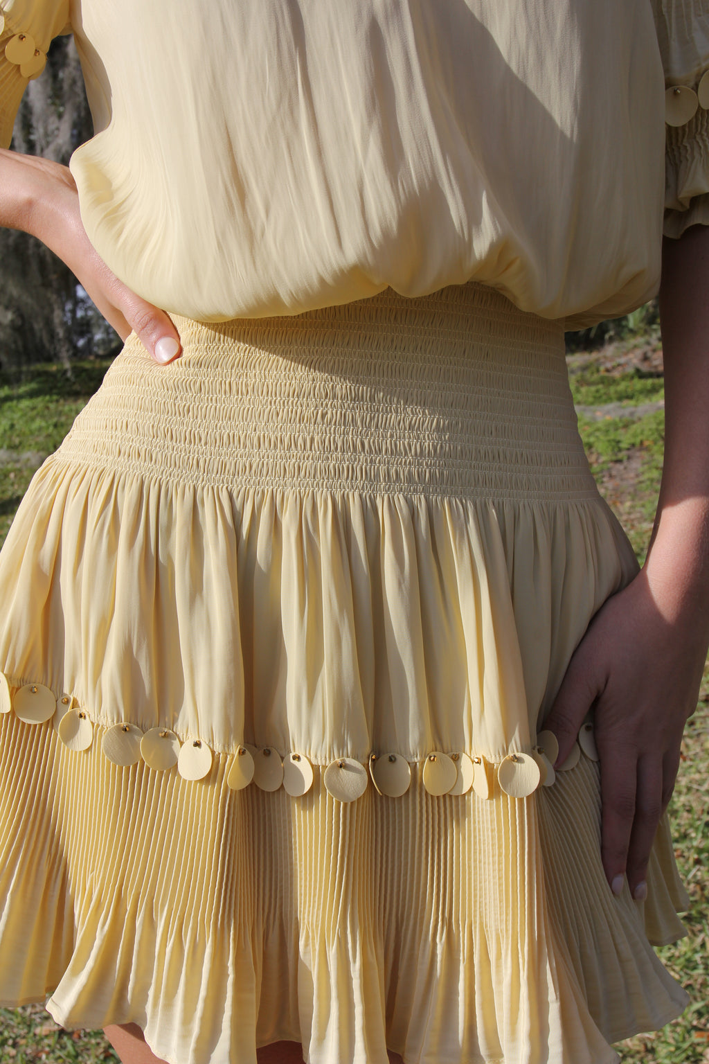 Ramy Brook Yellow Mini Dress