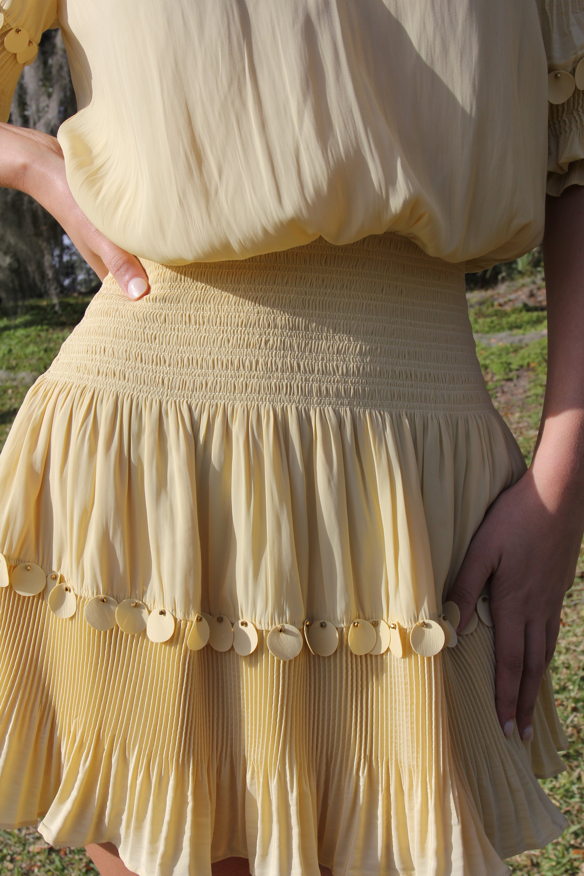 Ramy Brook Yellow Mini Dress