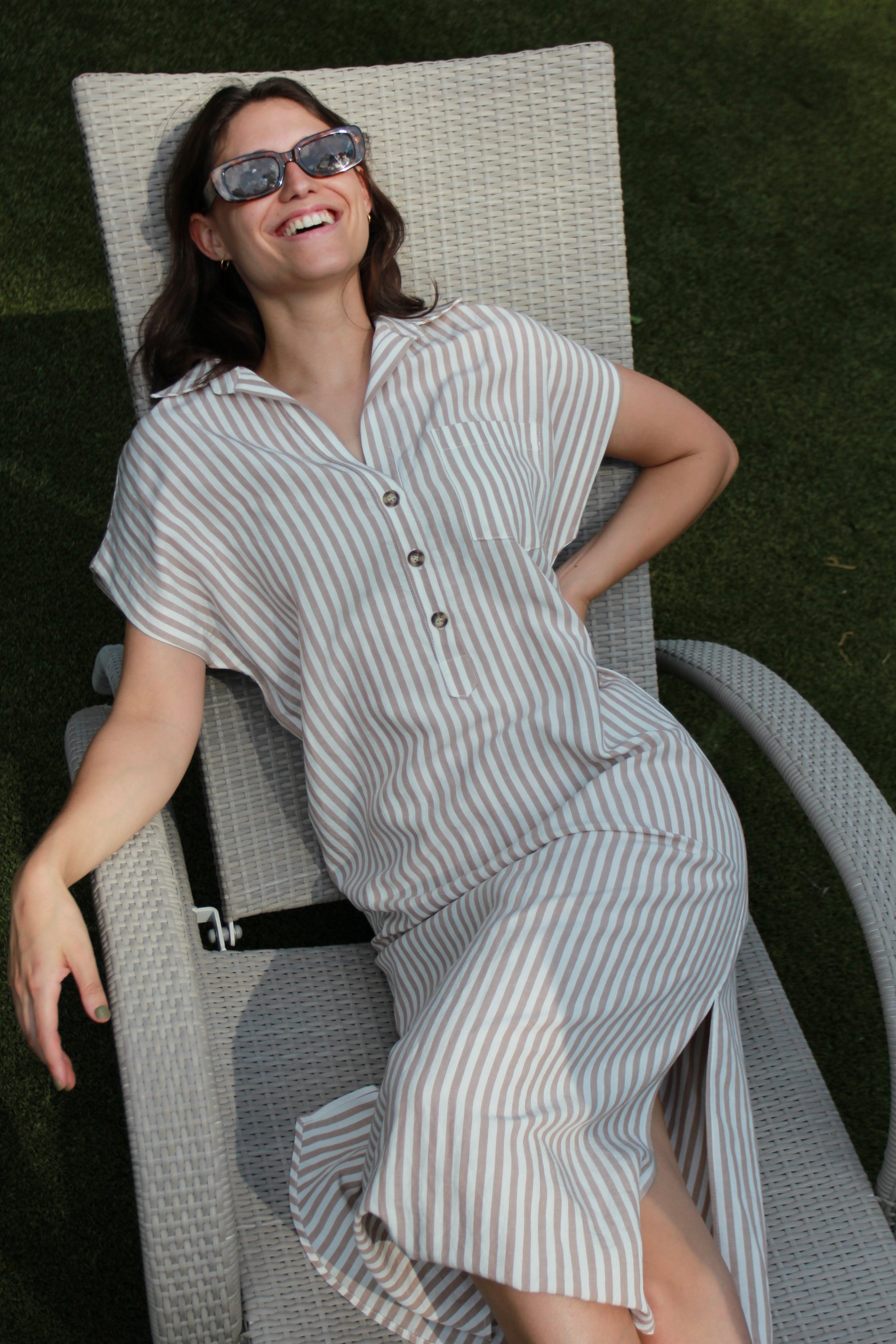 Fifteen Twenty Striped Maxi