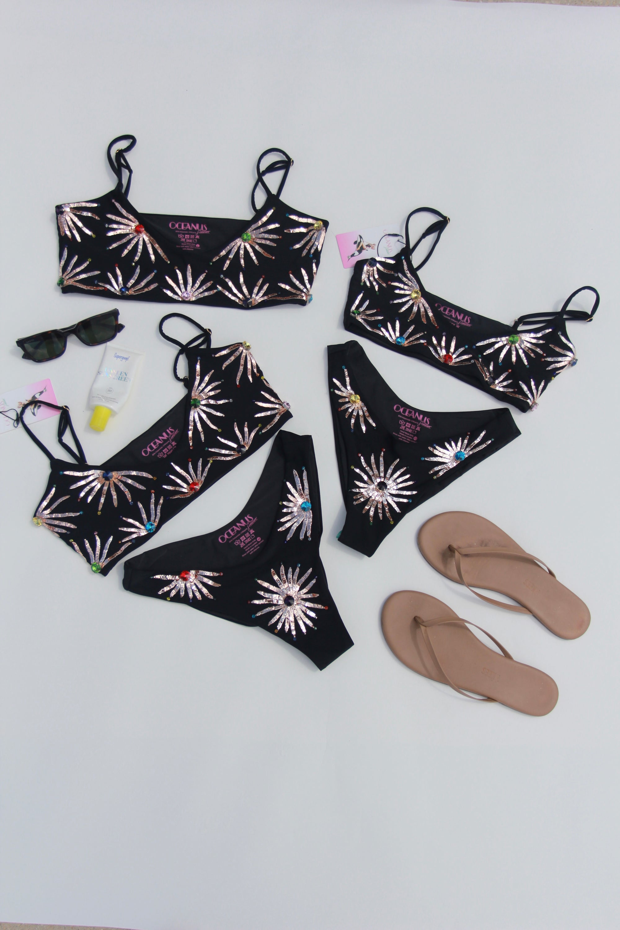 Oceanus Black Ruby Bikini Bottom