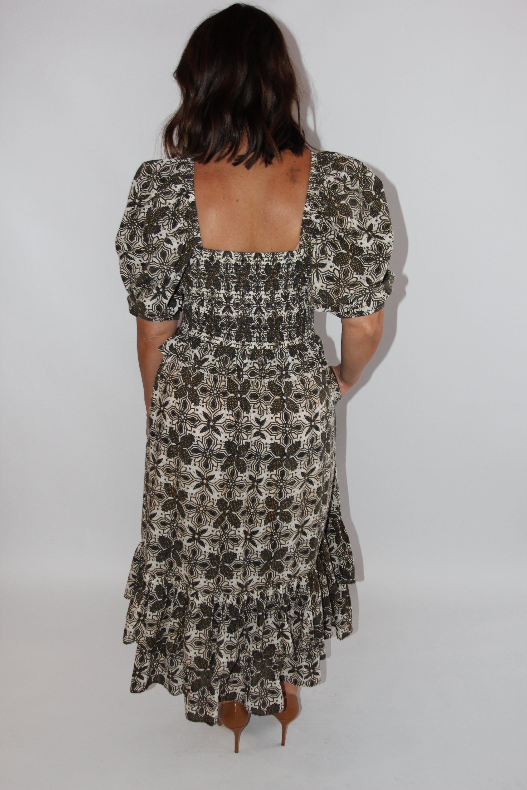 Cleobella Vicenza Midi Dress in Retro Tile