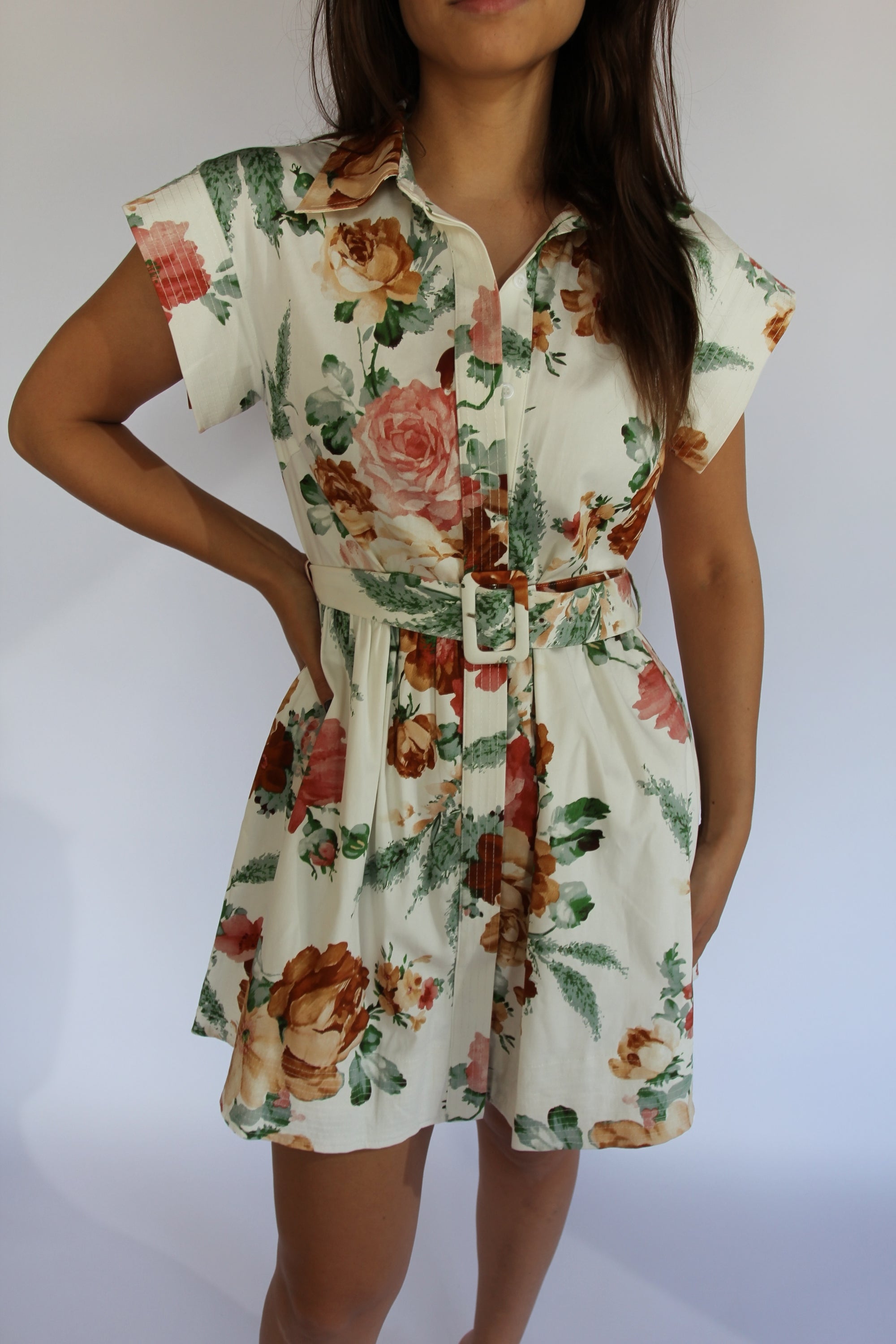 Fate Fall Floral Mini Dress