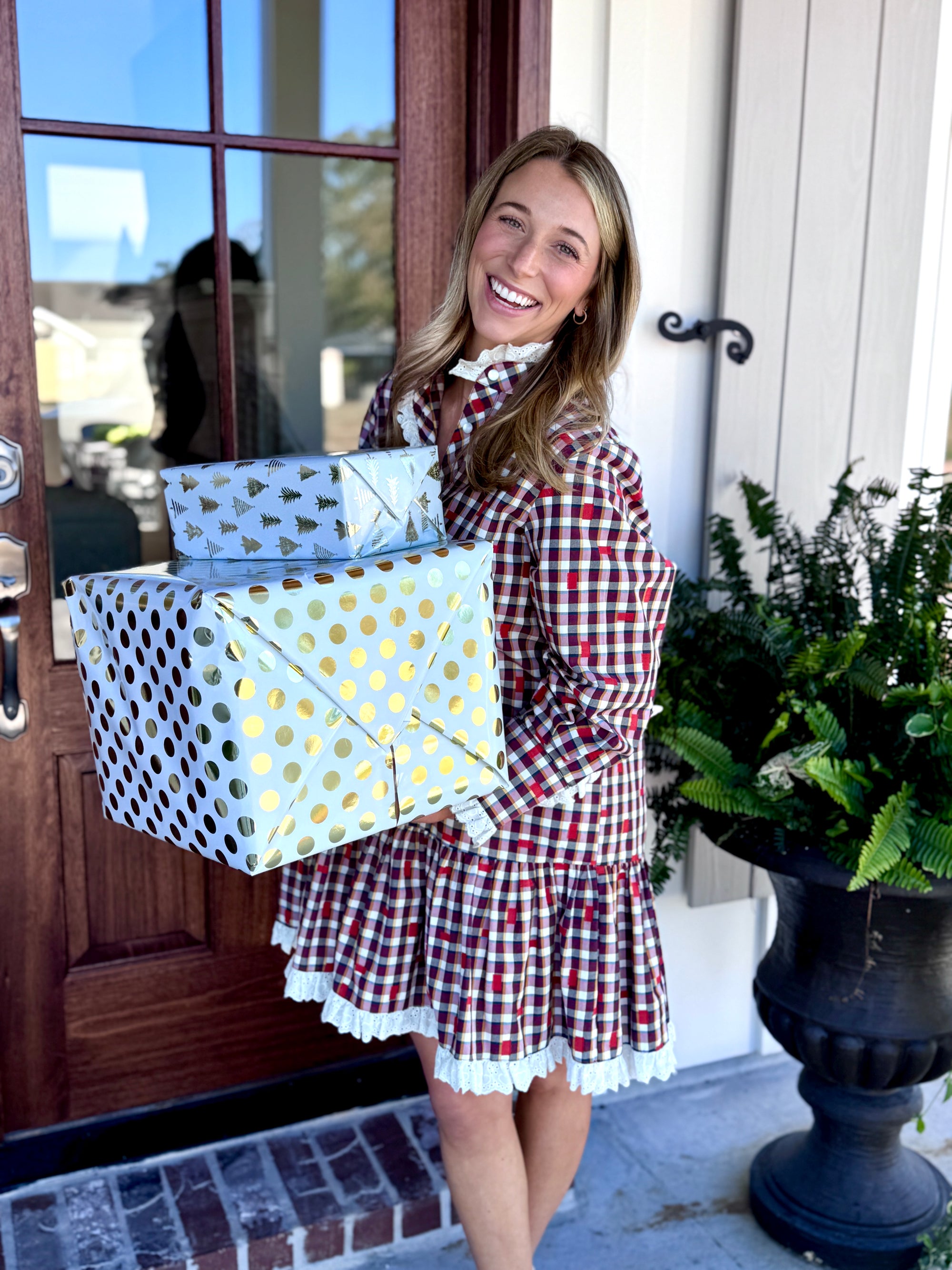 Hunter Bell Plaid Carter Dress