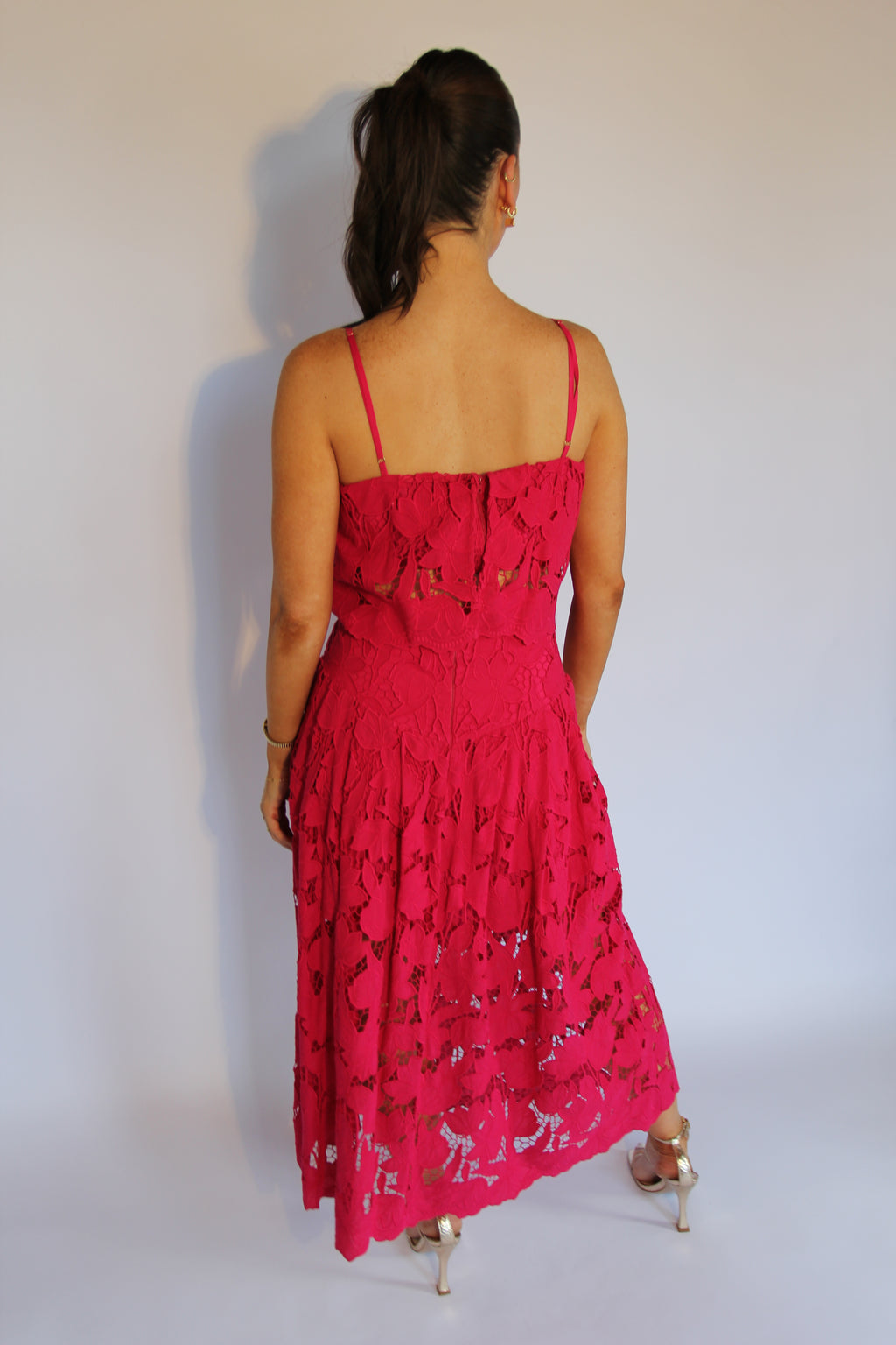 Karina Grimaldi Lace Midi Set
