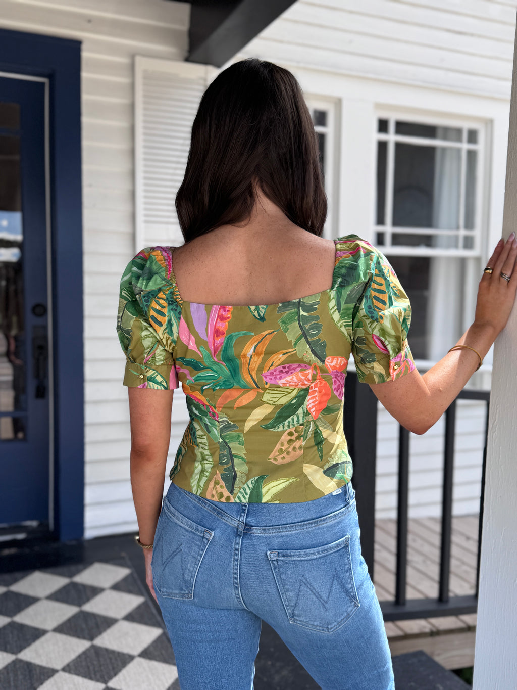 Corey Lynn Calter Diana Tropical Top