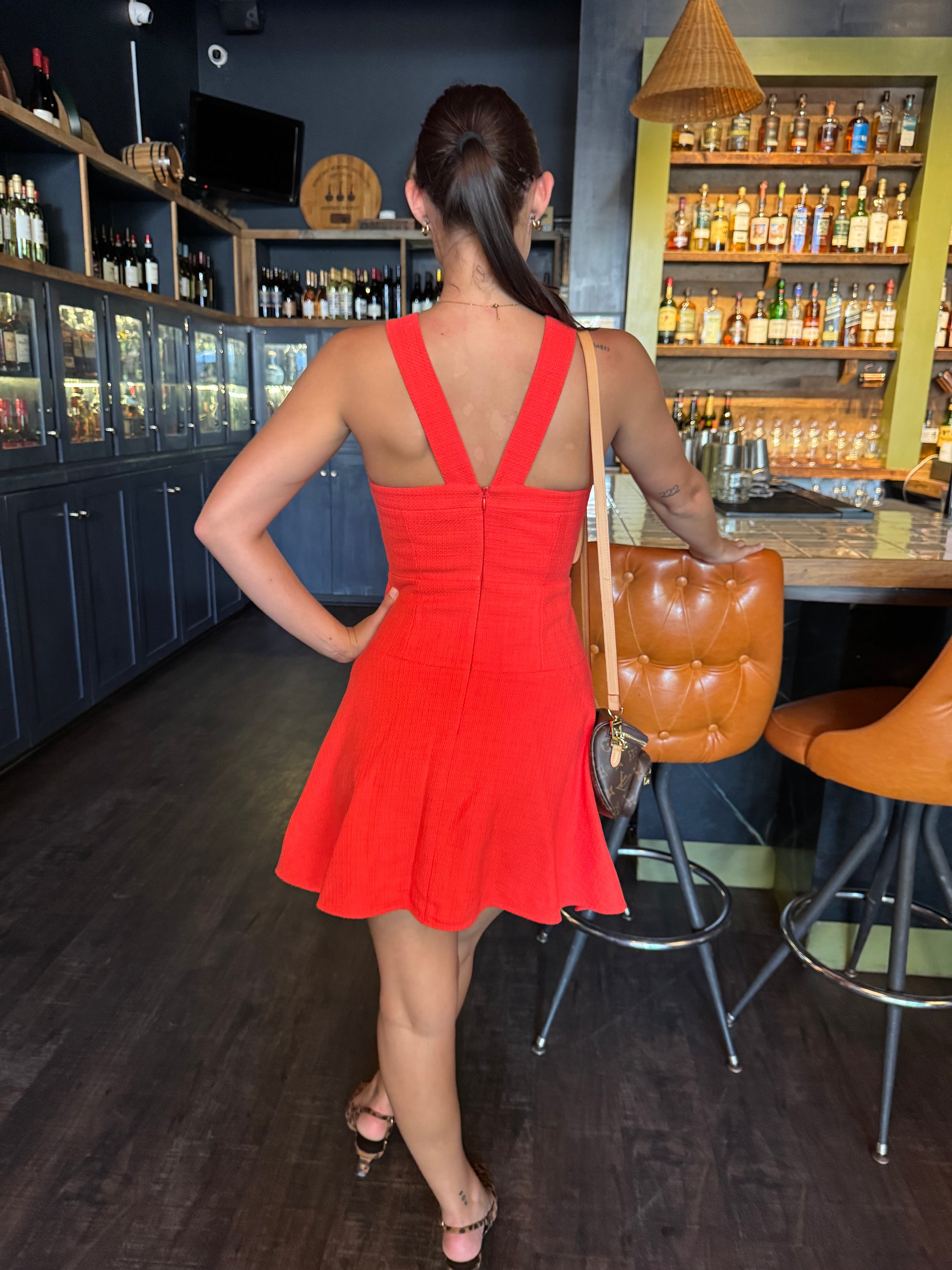 NWT Tweed Fit + Flare Mini