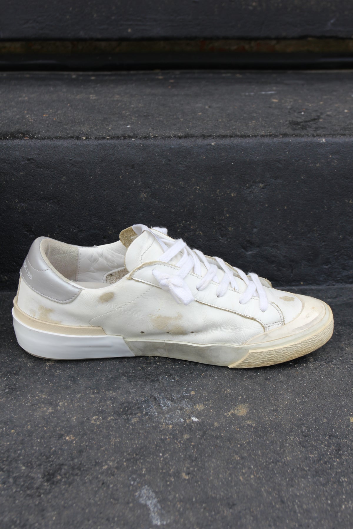 Golden Goose Superstar Distressed White Sneaker