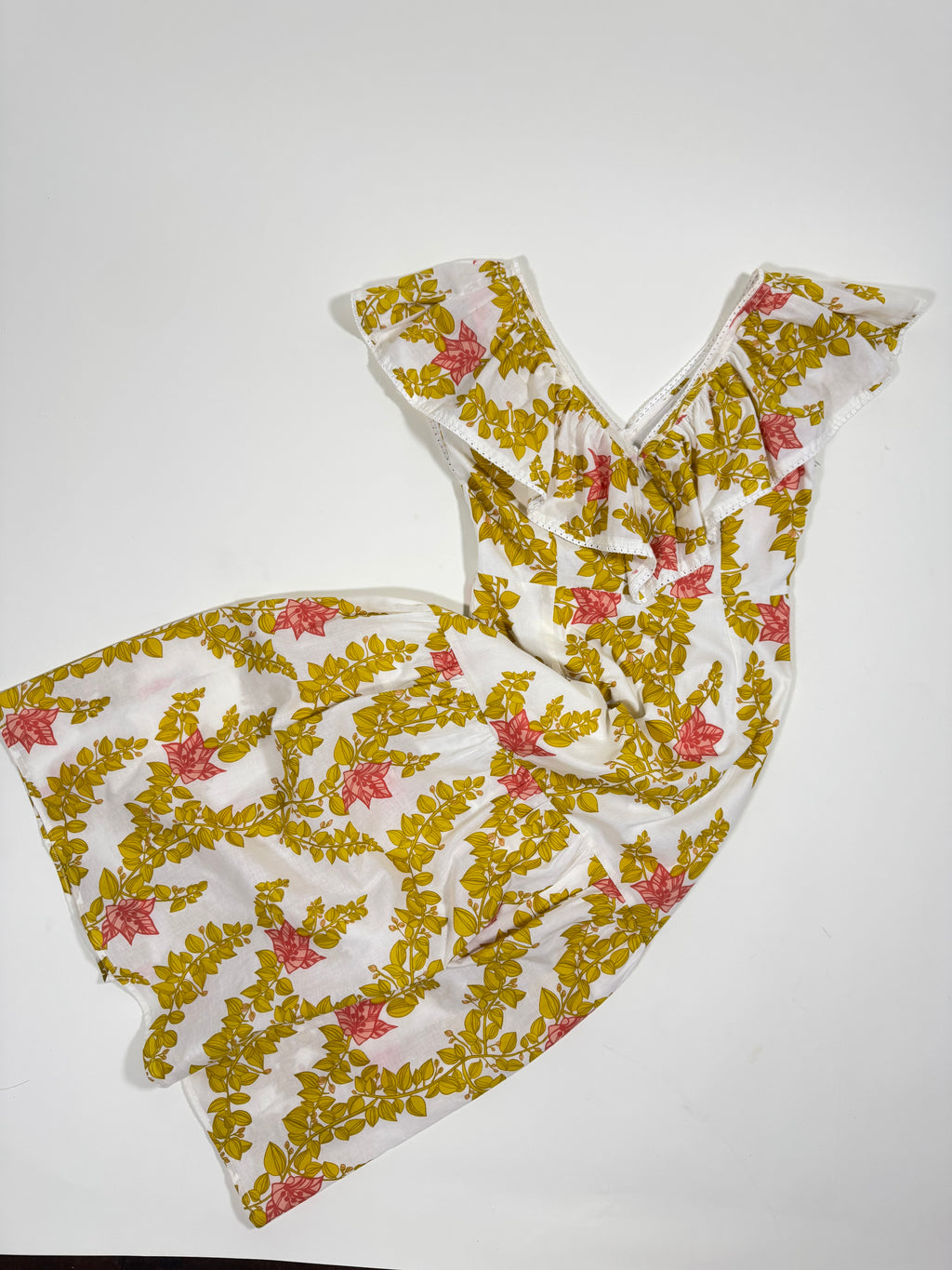 1814 Ella Dress in Bougainvillea Yellow