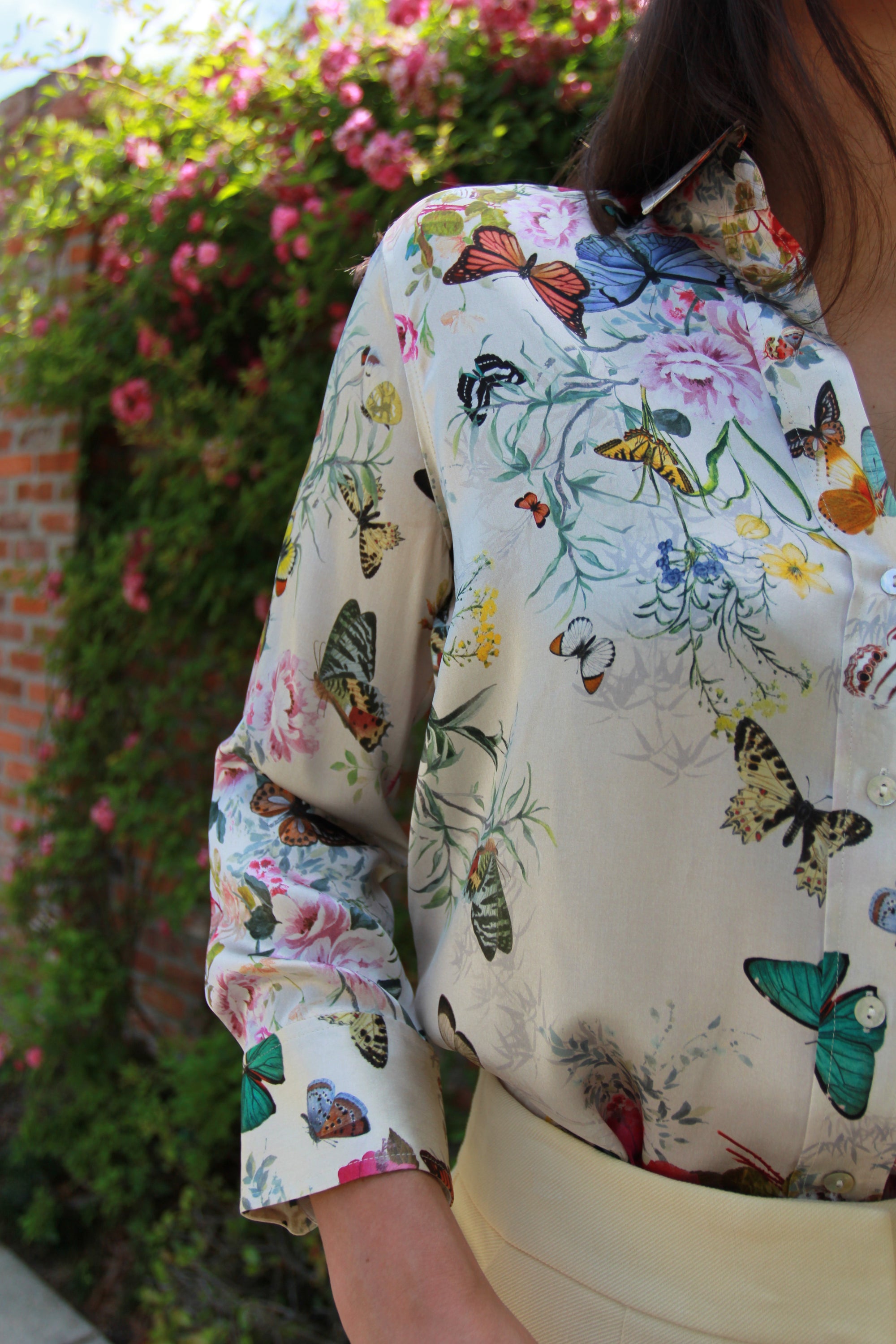L’agence Dani Silk 3/4 Sleeve Shirt
