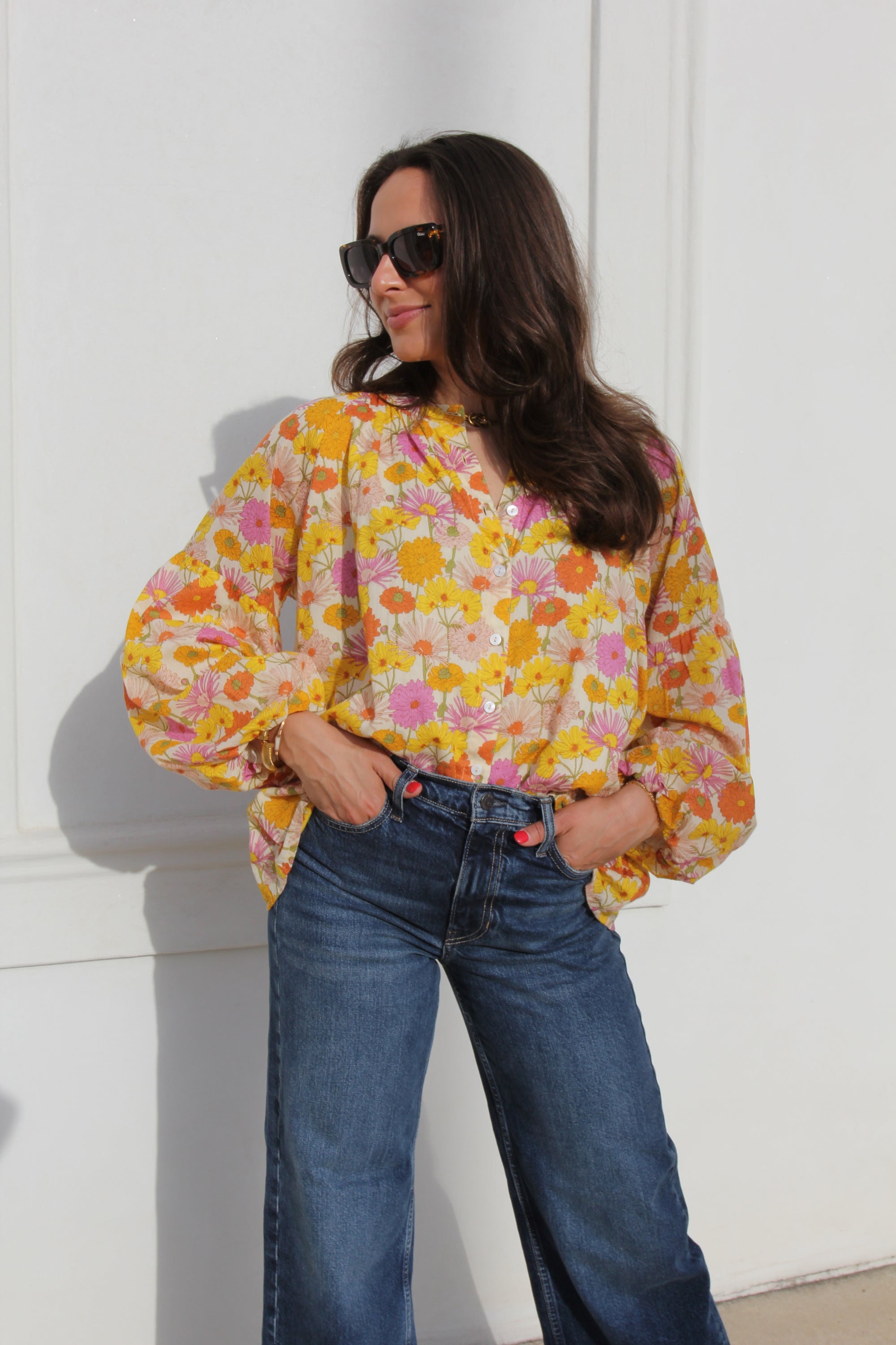 Olivia James Flower Top