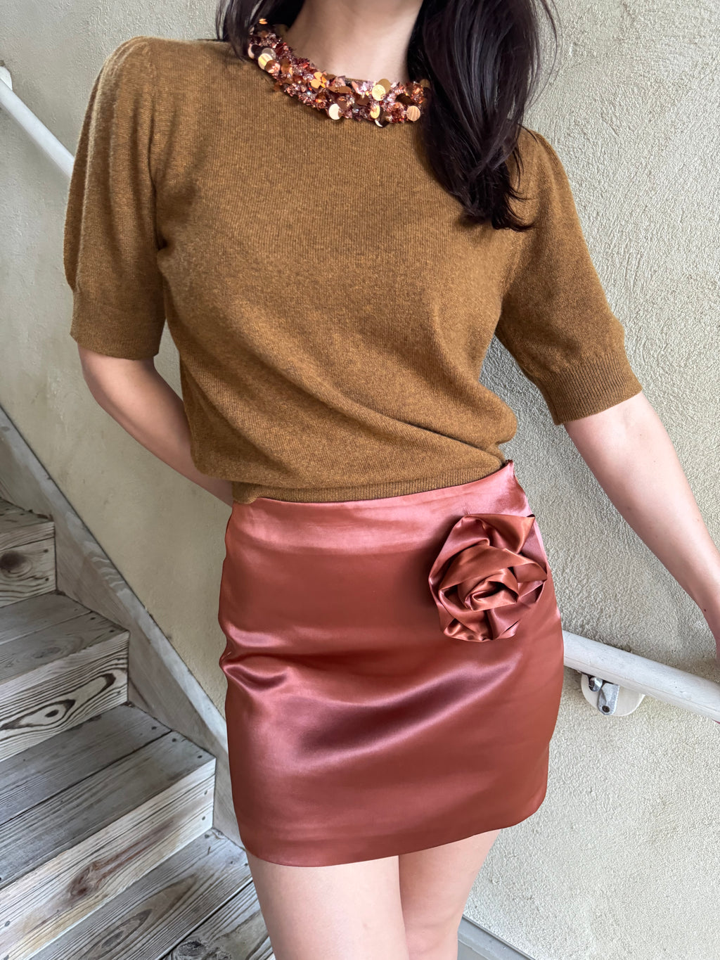 Ulla Johnson Crystal Collar Cashmere Knit