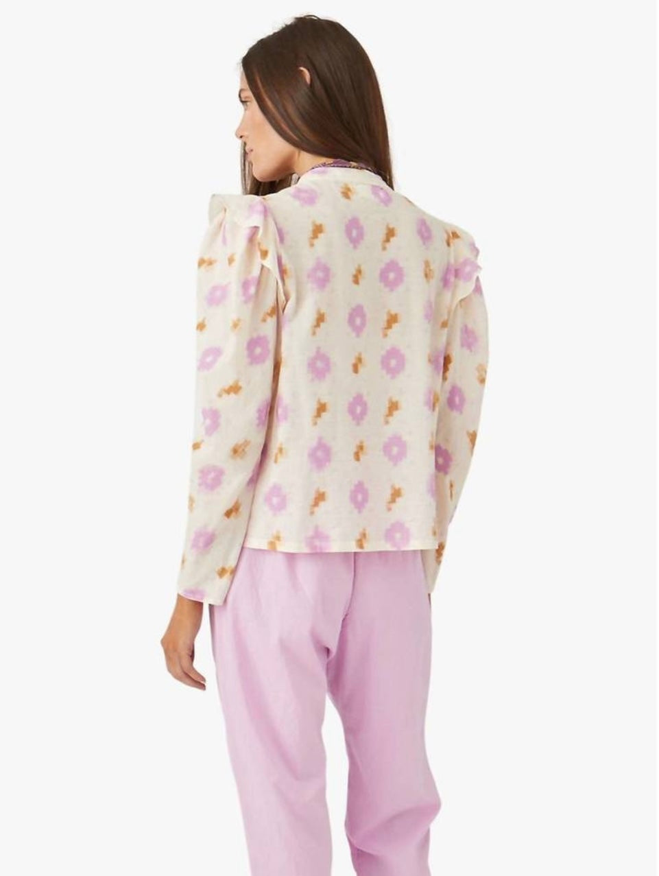 Lottie Purple + Gold Long Sleeve