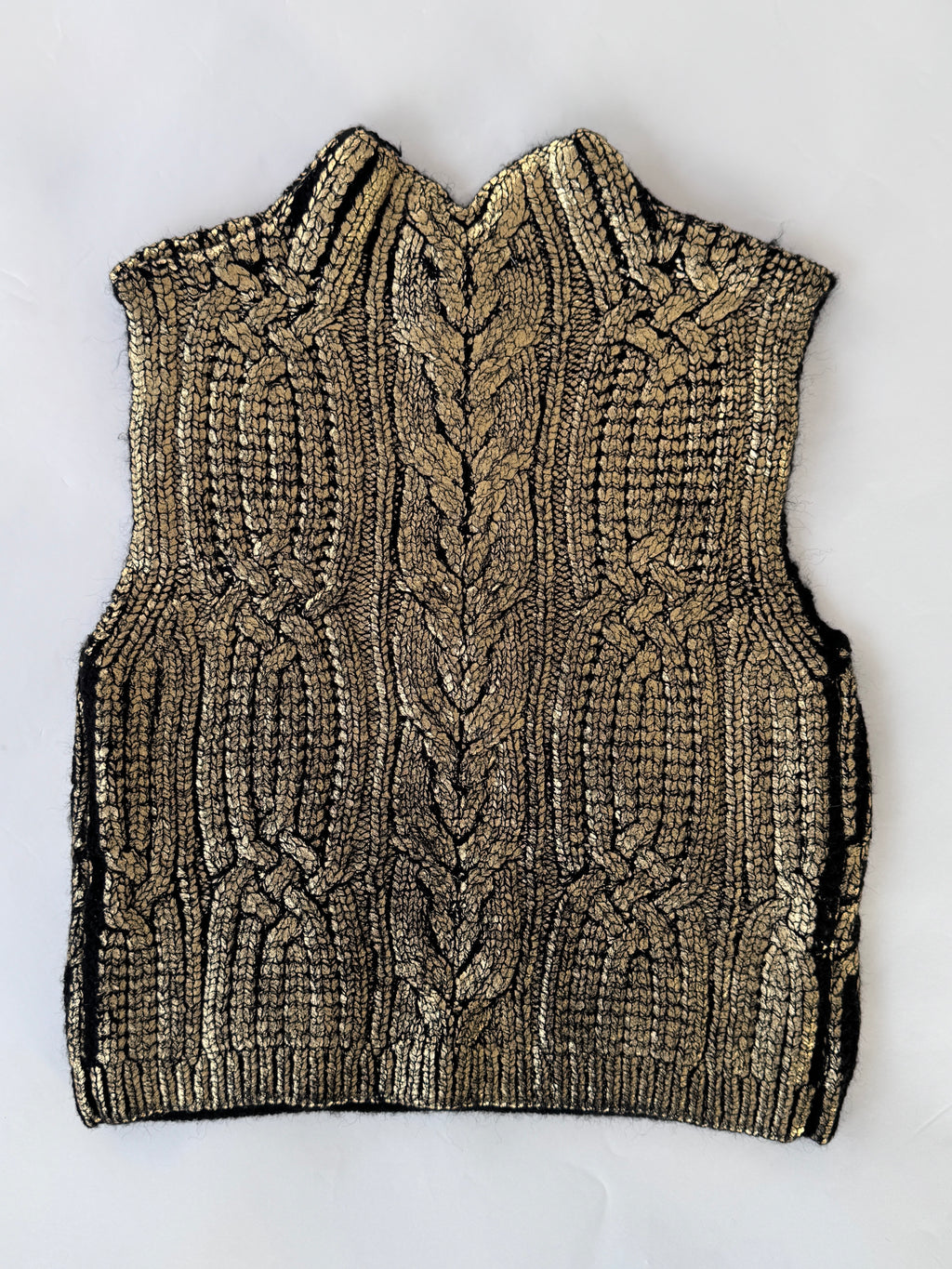Stark X Gold Sleeveless Sweater