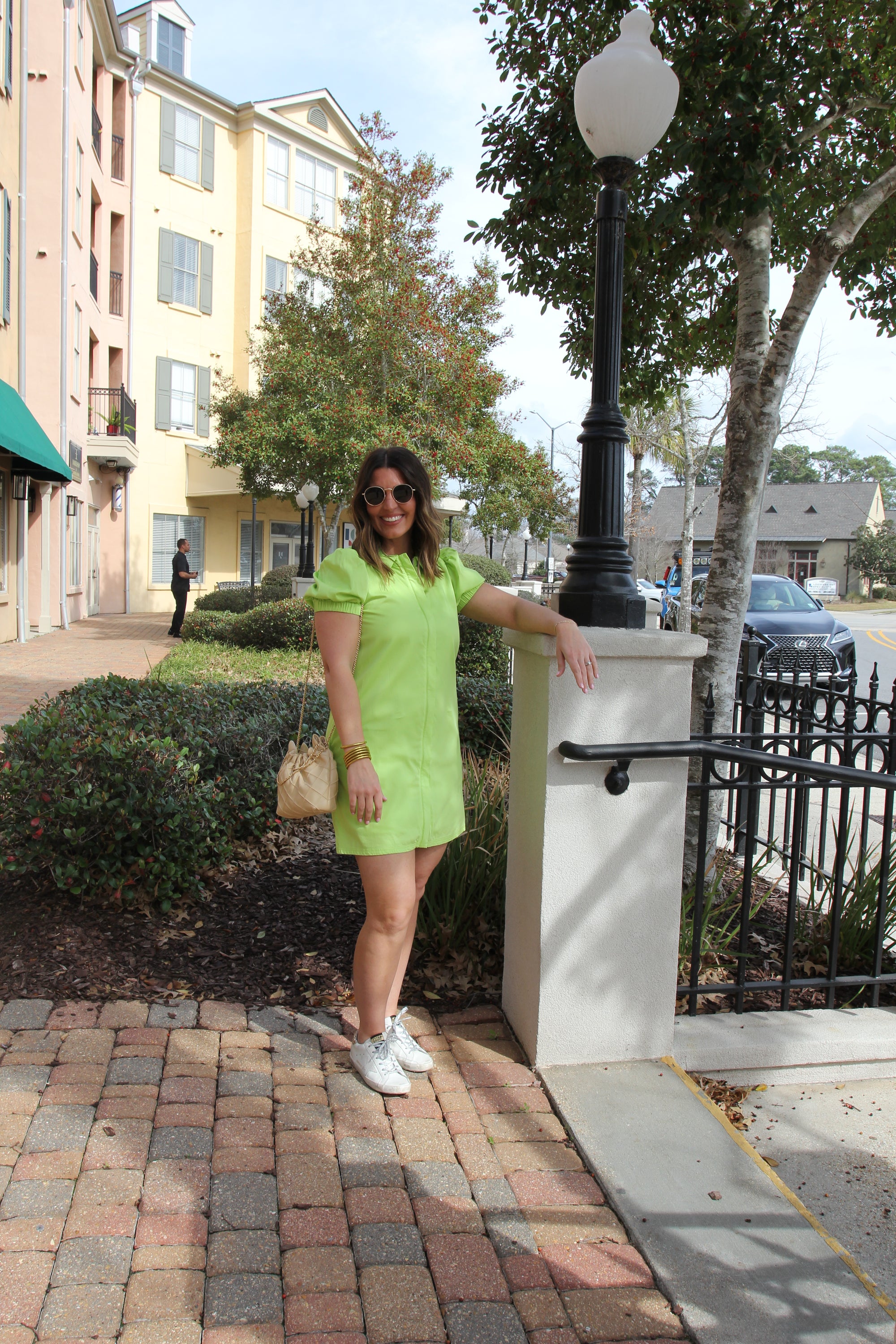 S’edge Lime Green Anderson Dress
