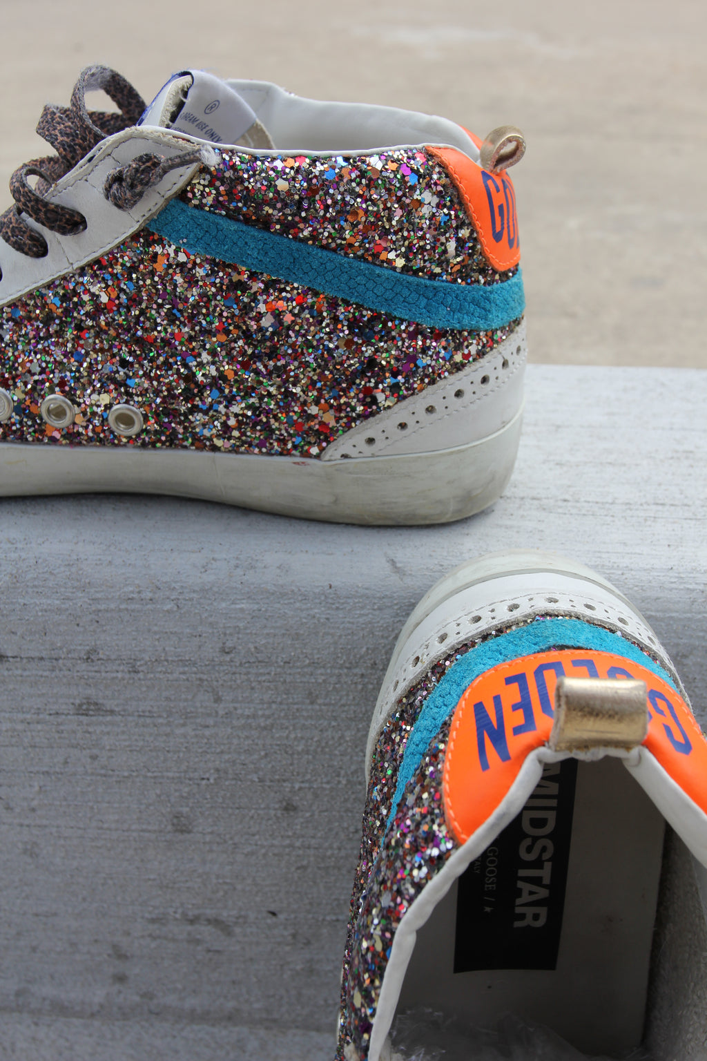 Golden Goose Mid Star Sequin Sneaker