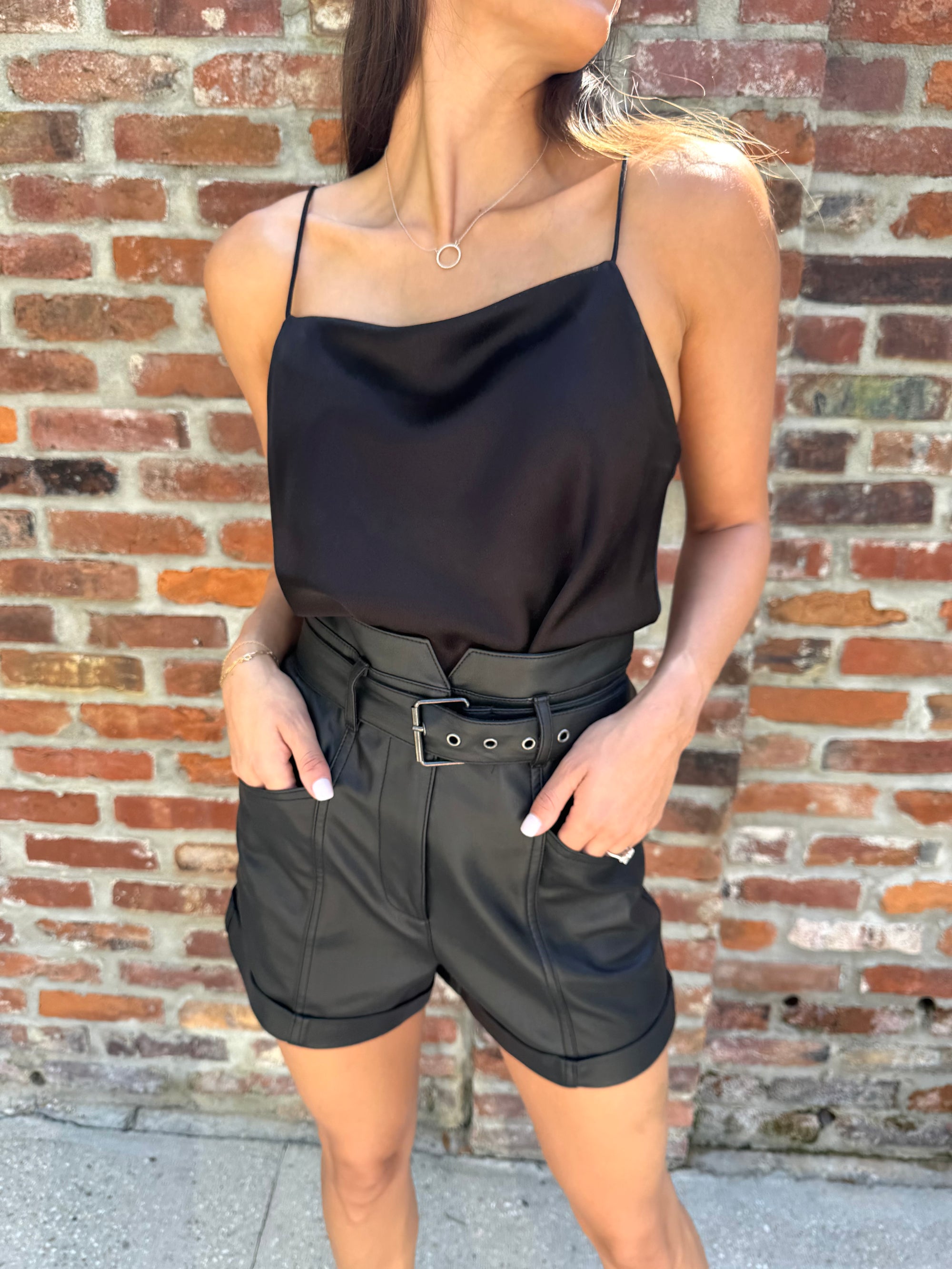 Rebecca Minkoff Belted Shorts