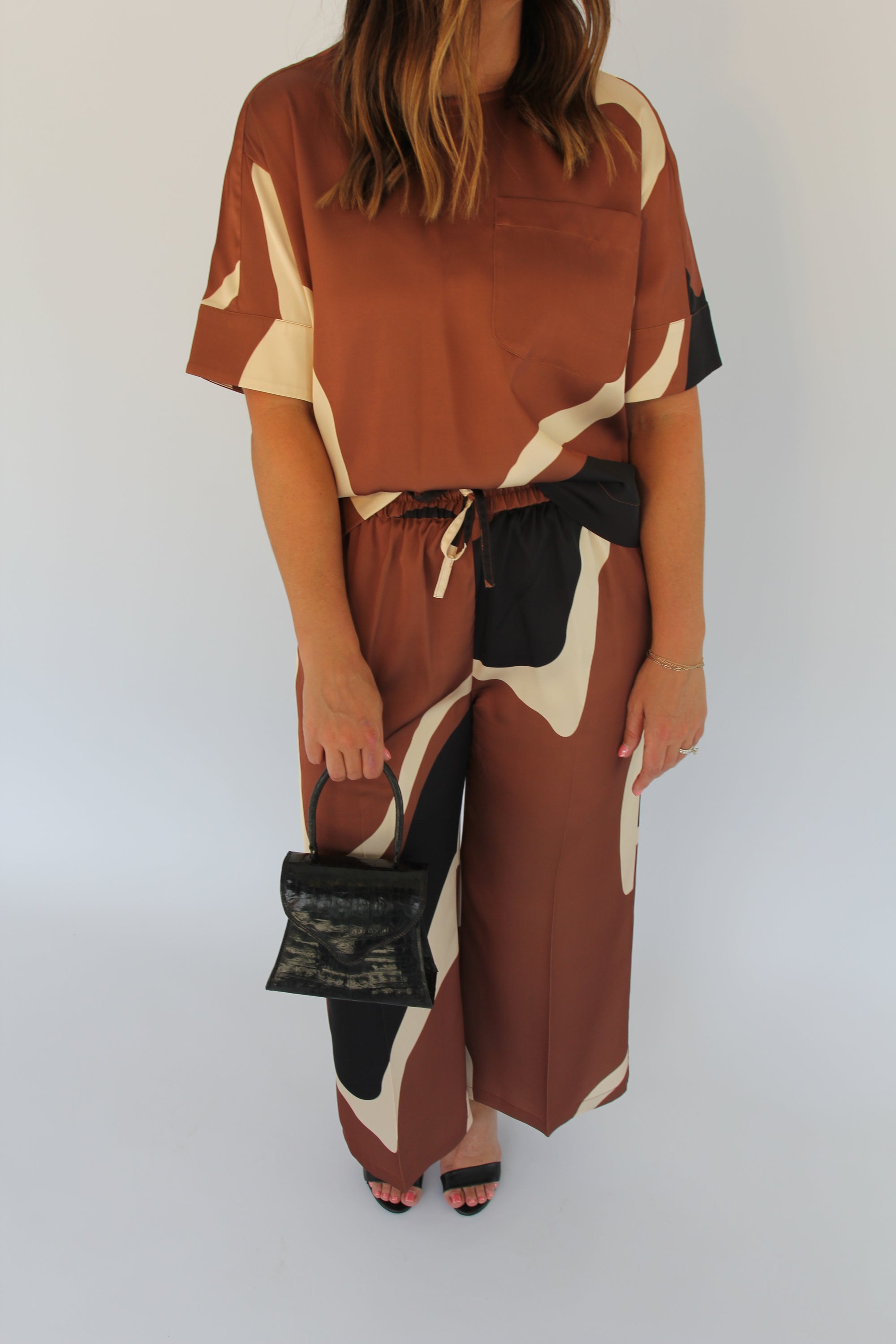 Crosby Brown Top