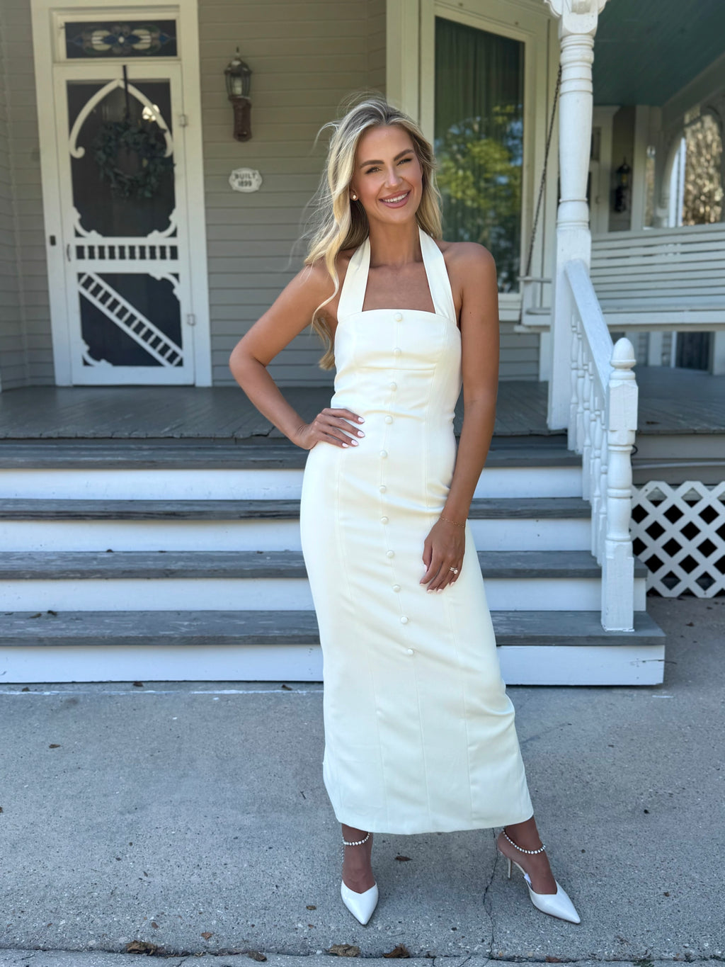 Meredith Blake Halter Dress