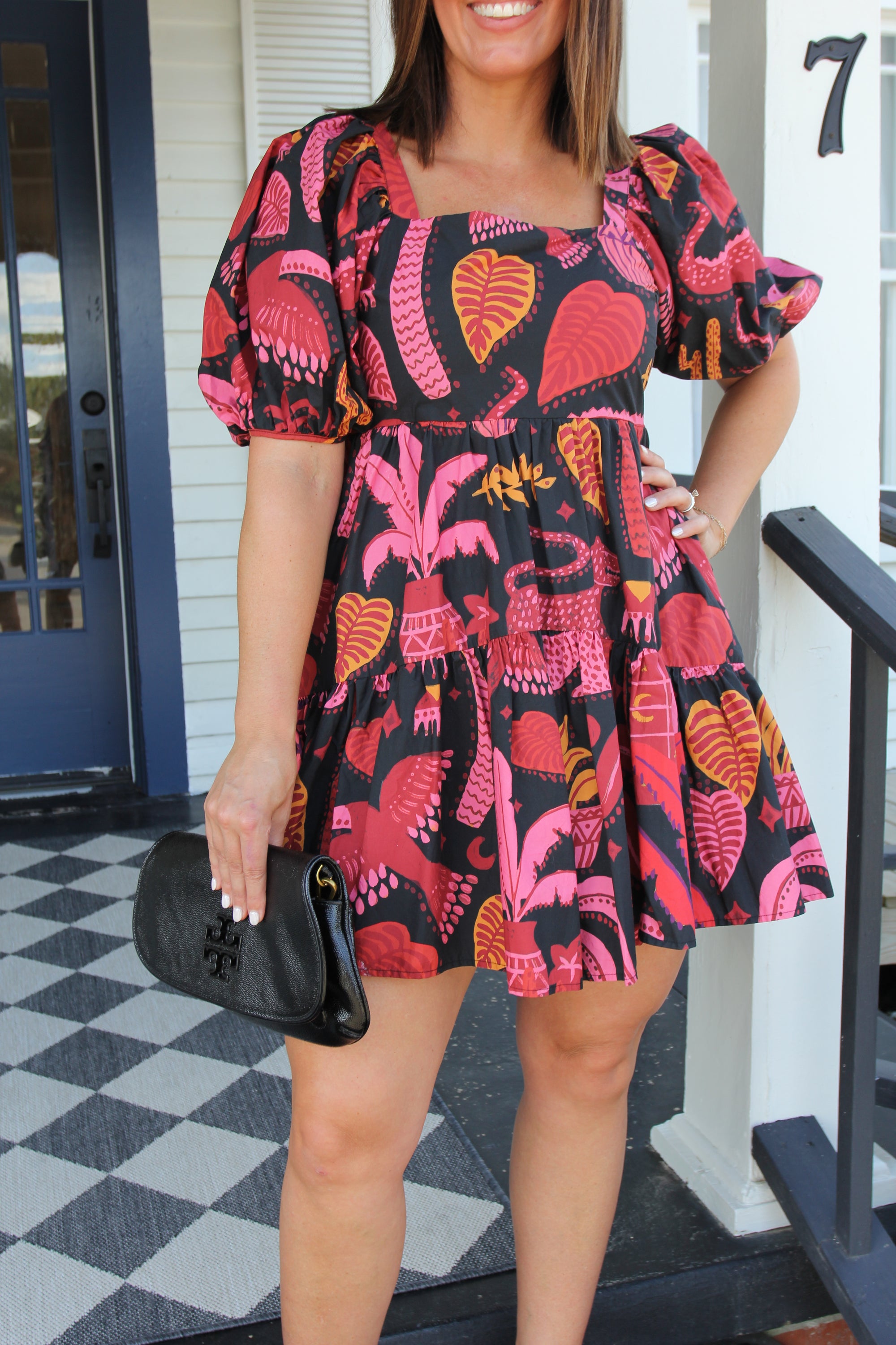 Farm Rio Tropical Magic Mini Dress