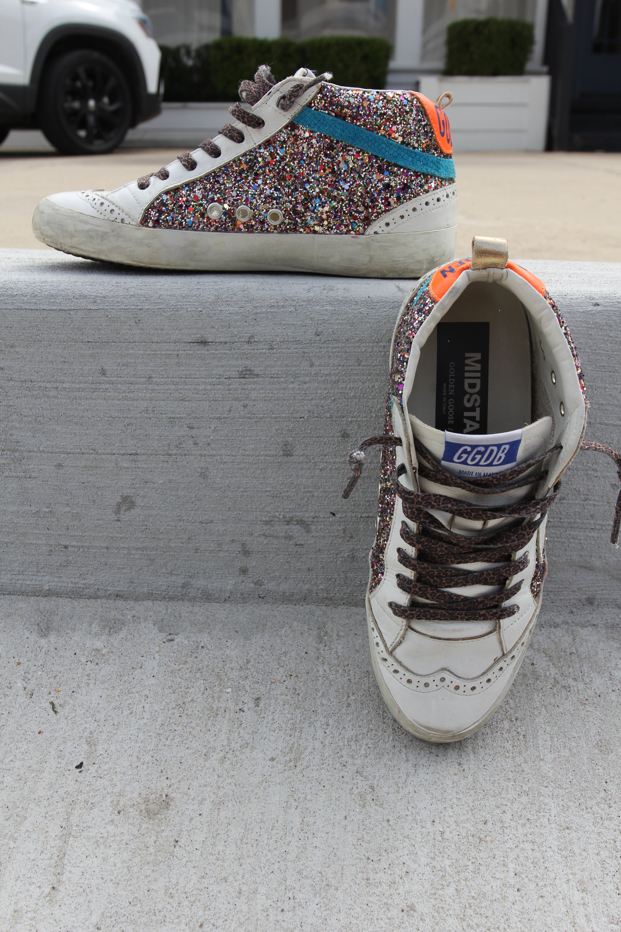 Golden Goose Mid Star Sequin Sneaker