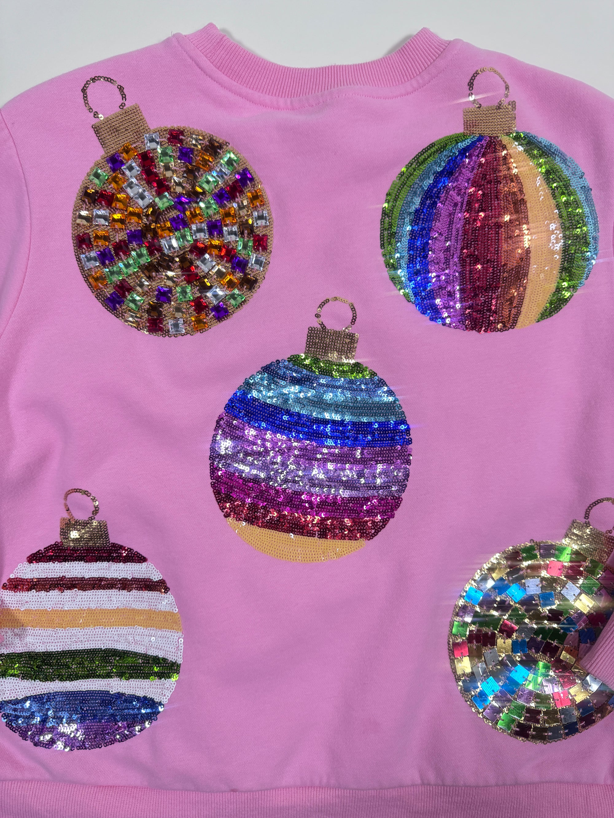 QOS Pink Ornament Sweatshirt