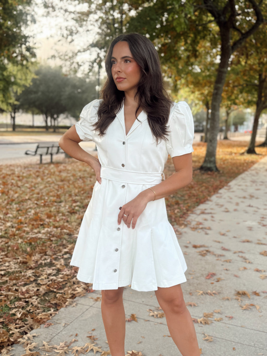 NWT Dolce Cabo Vegan Leather Dress