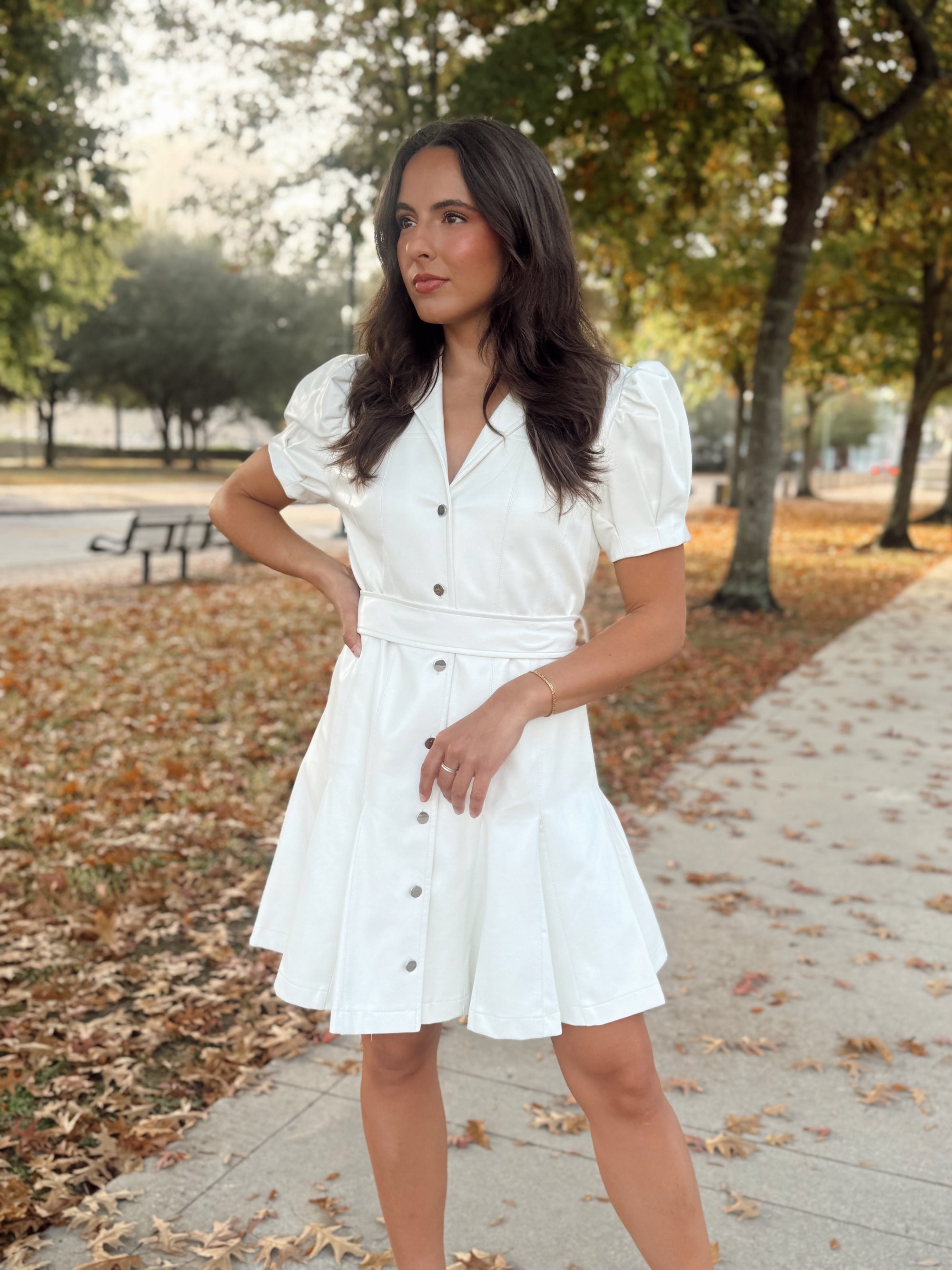 NWT Dolce Cabo Vegan Leather Dress