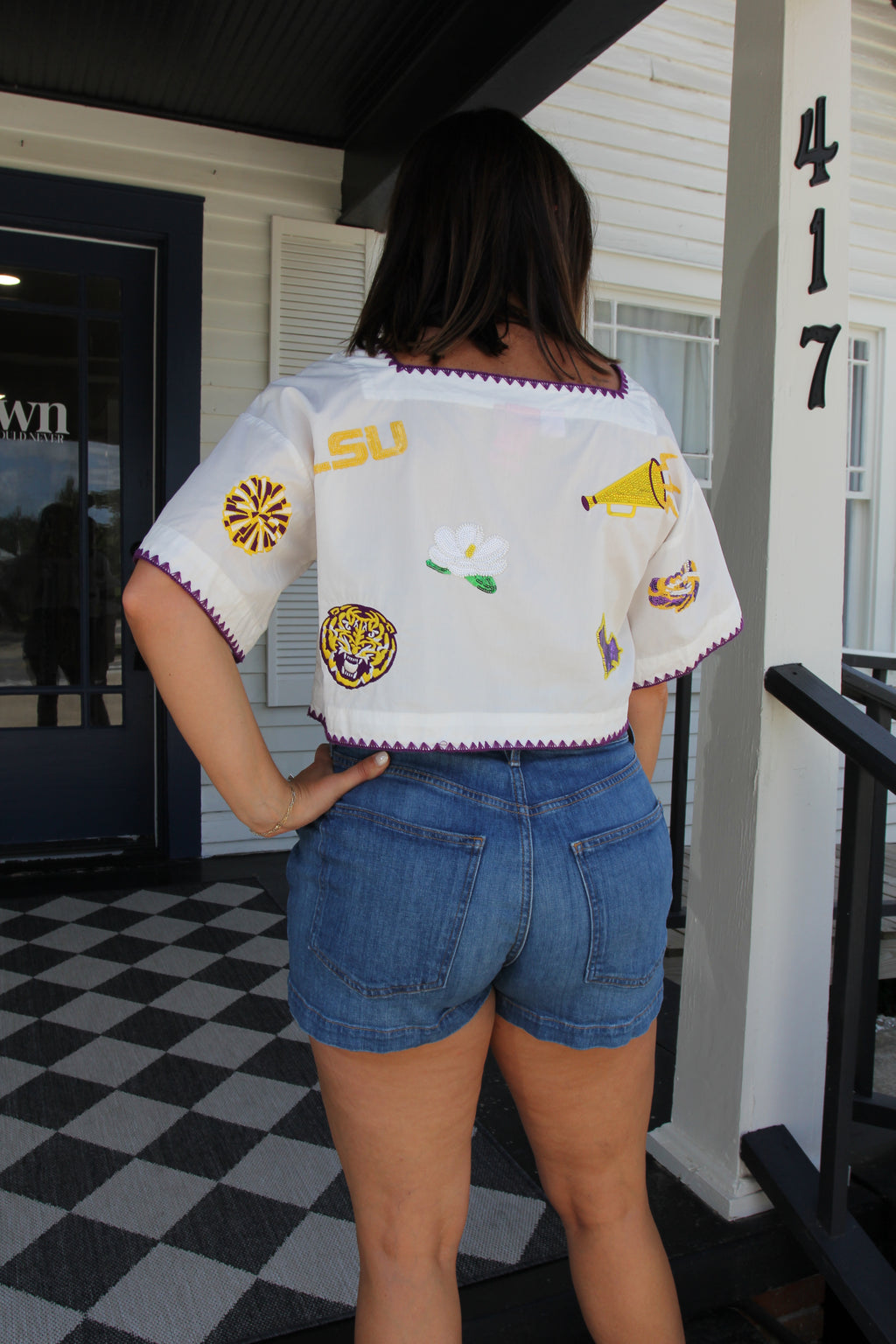 Veronica Beard Jaylen Denim Shorts