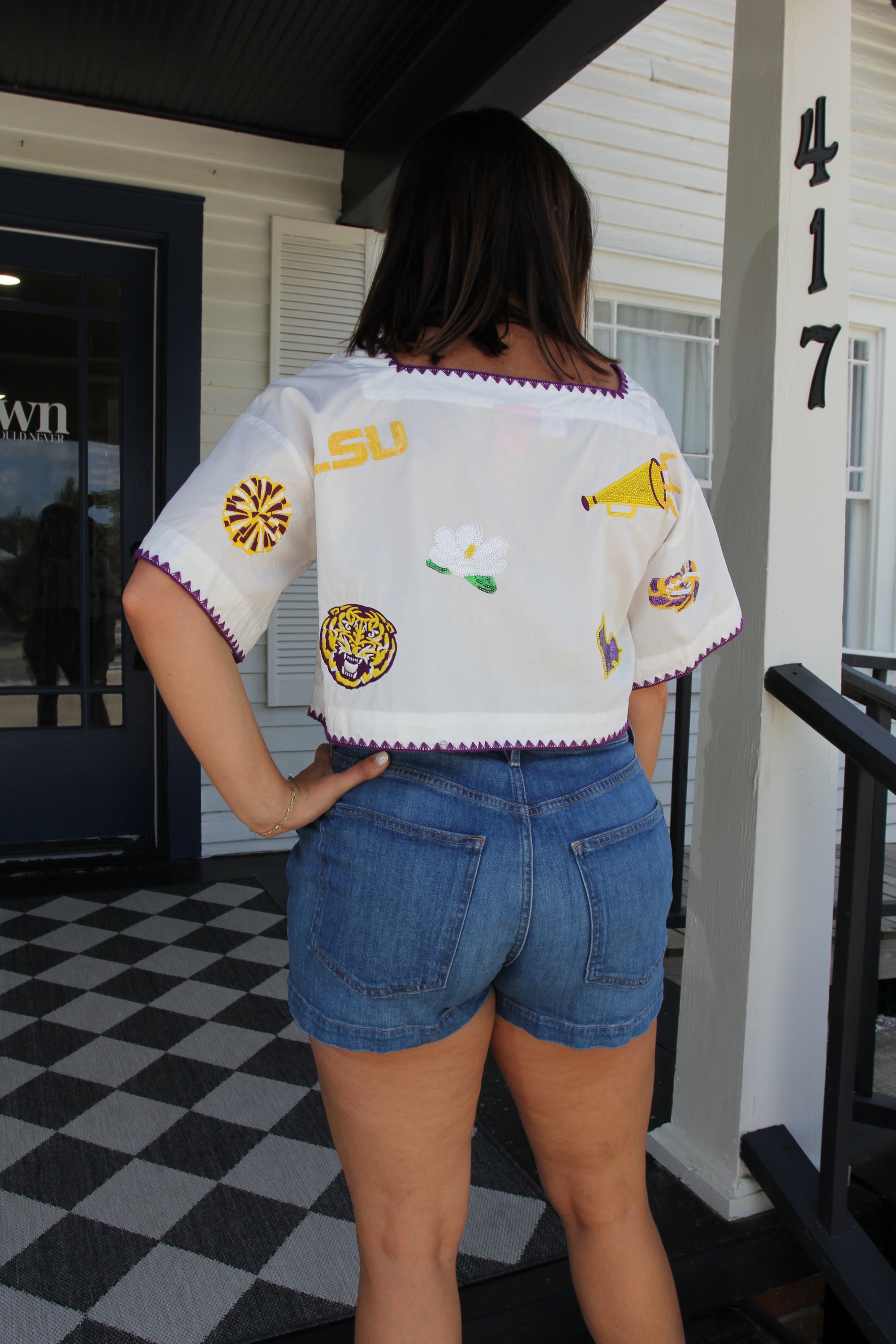Veronica Beard Jaylen Denim Shorts