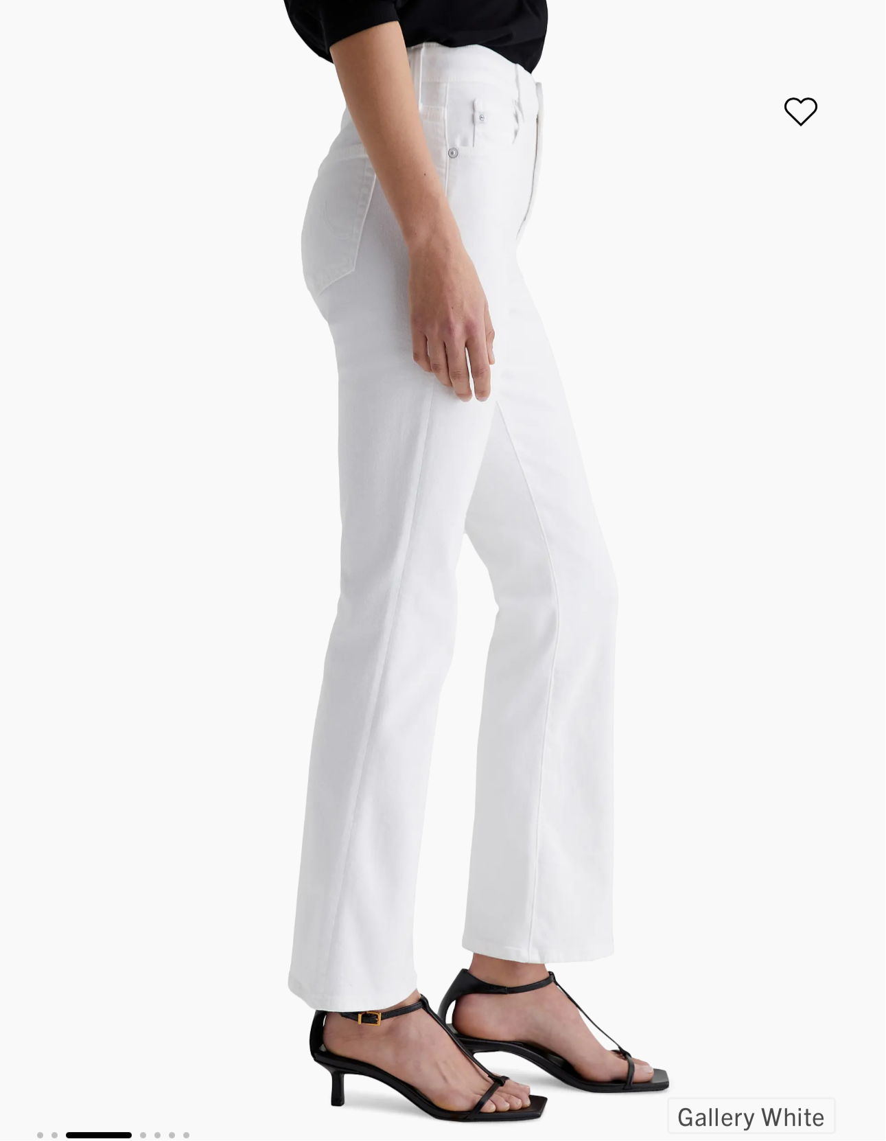 NWT Farrah Boot Crop in Gallery White