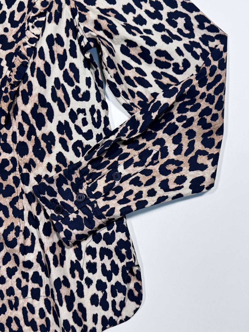 Ganni Leopard Top