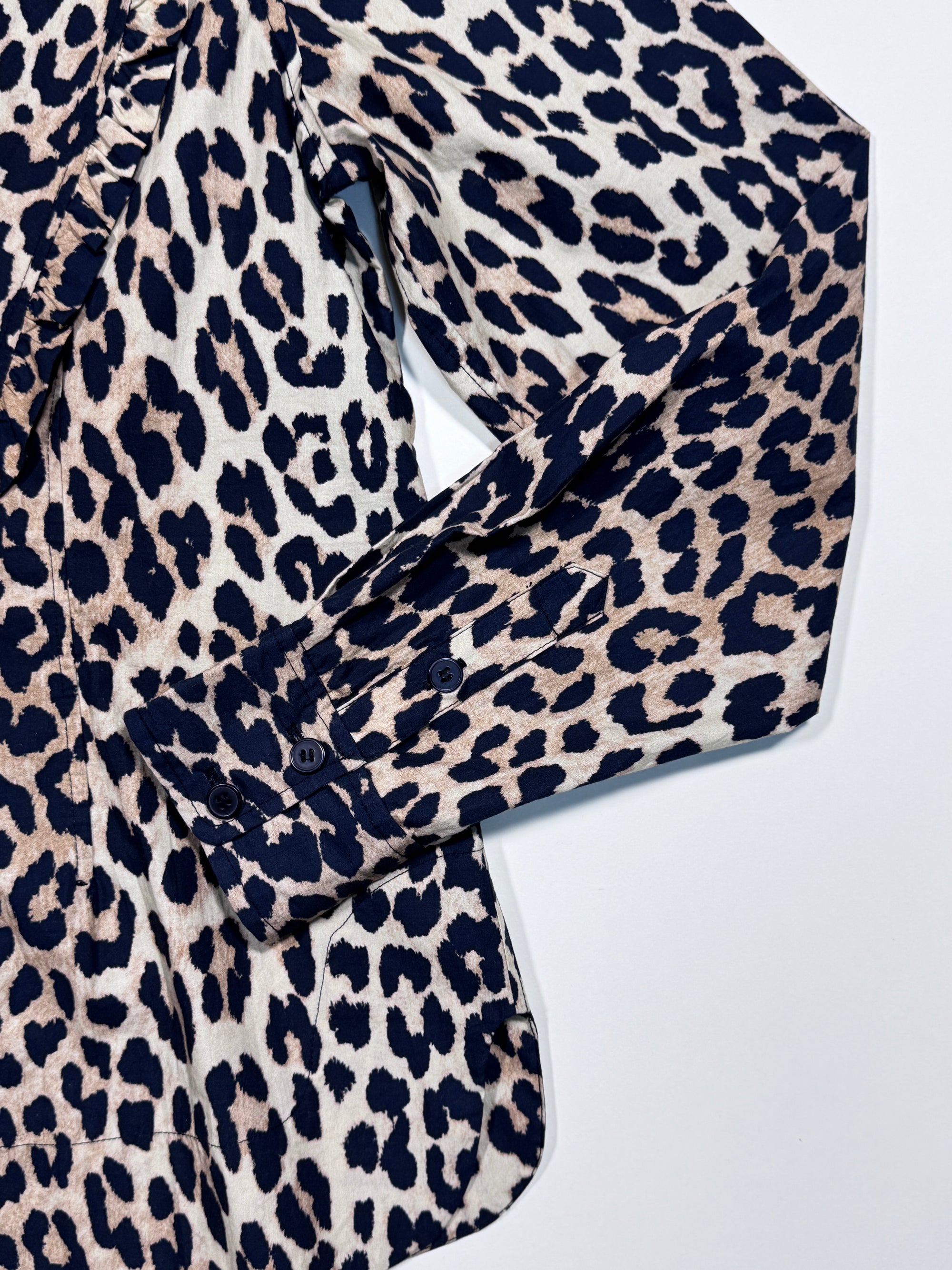 Ganni Leopard Top
