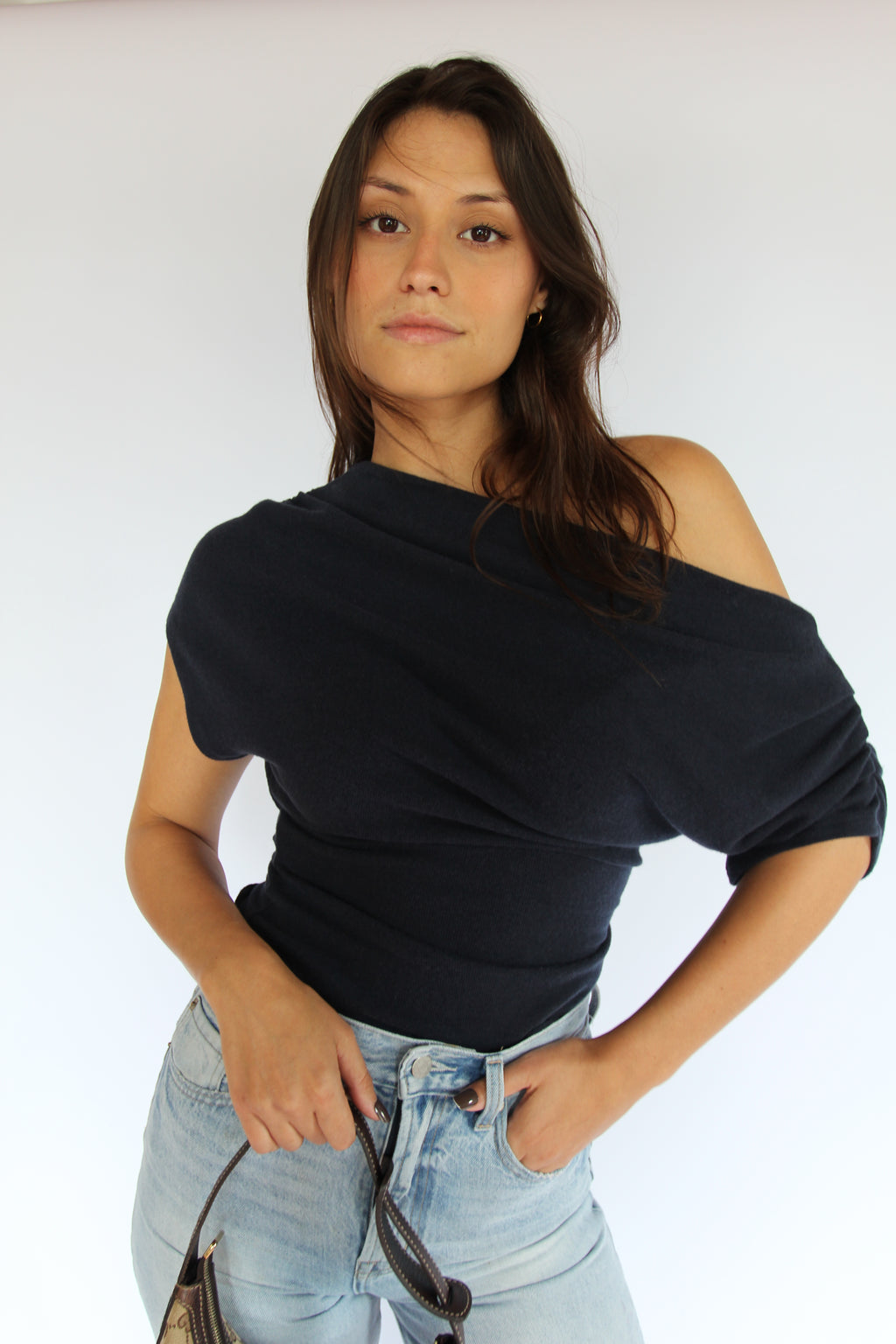 Reformation Navy Top