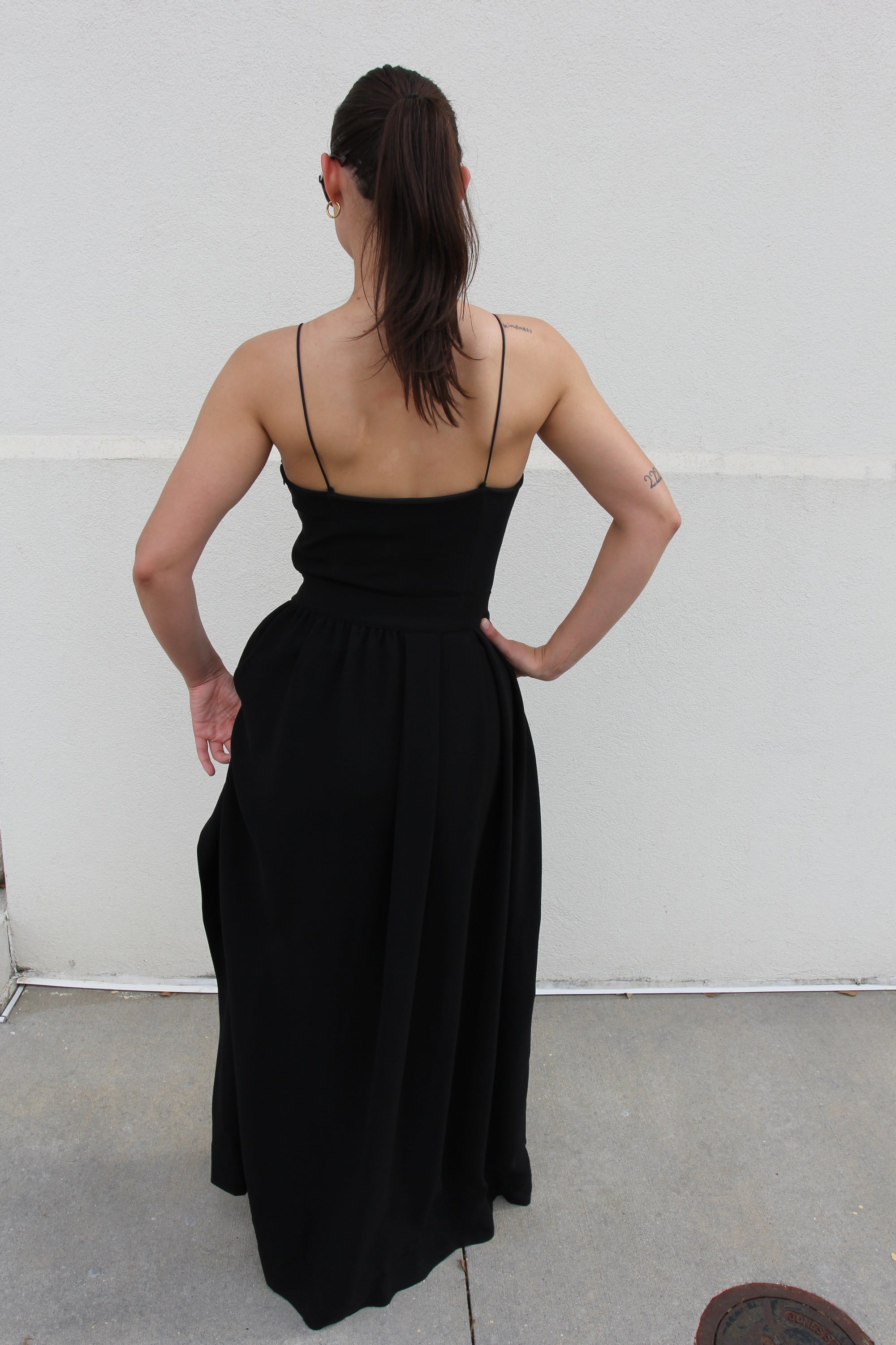 Cinq A Sept Black High Low Dress