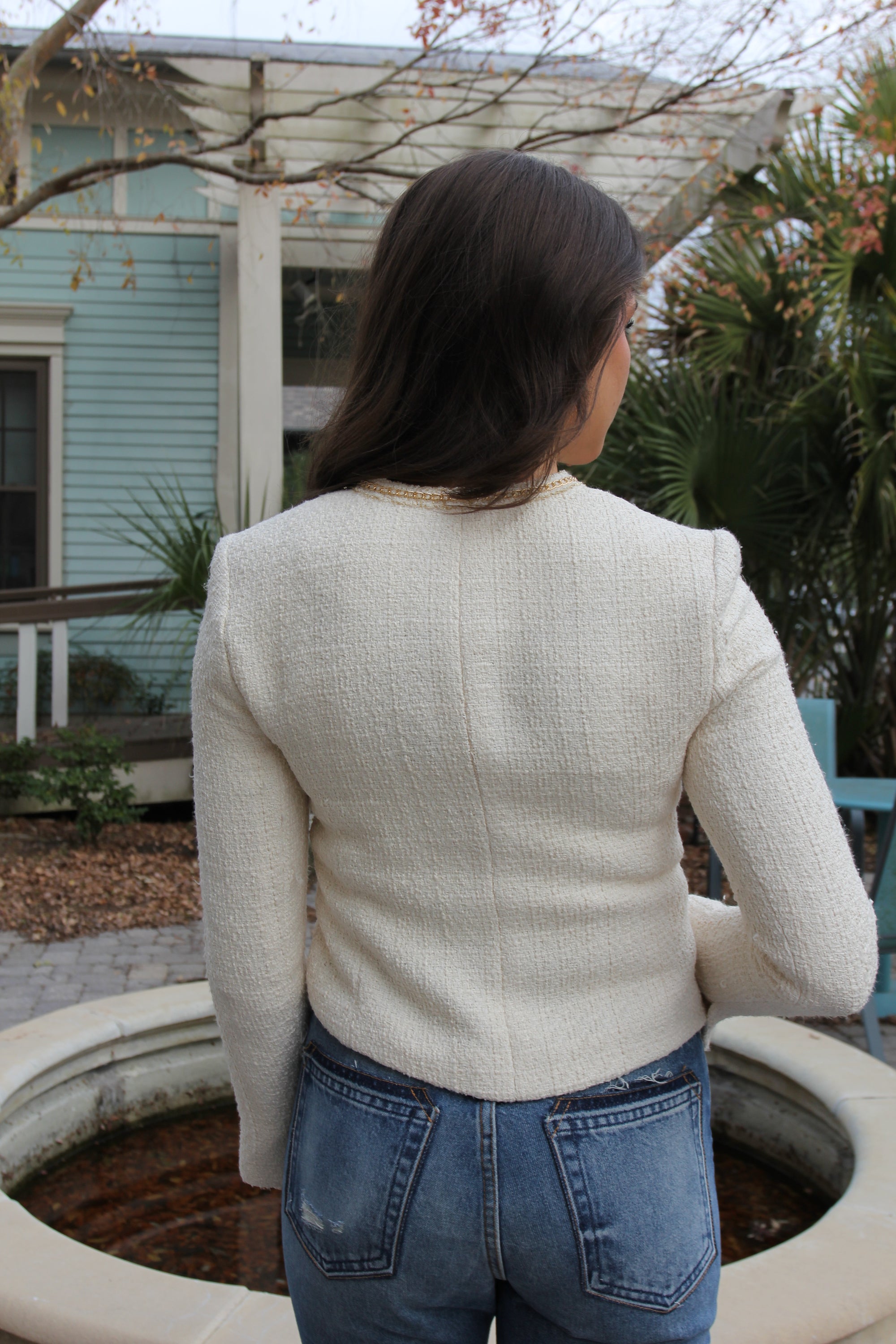 NWT Drew Jenn Tweed Blazer