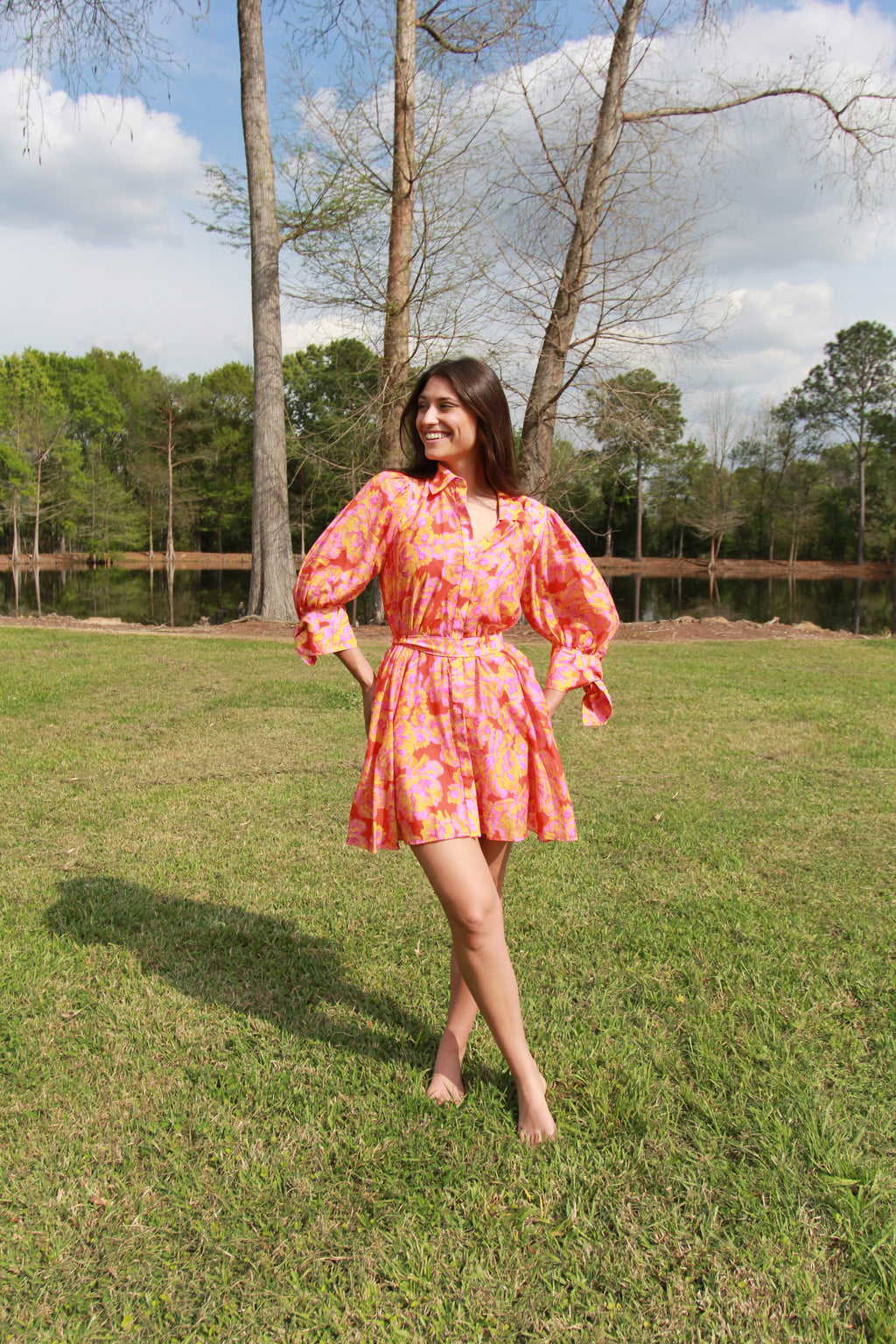 ACLER Merrylands Belted Mini Dress