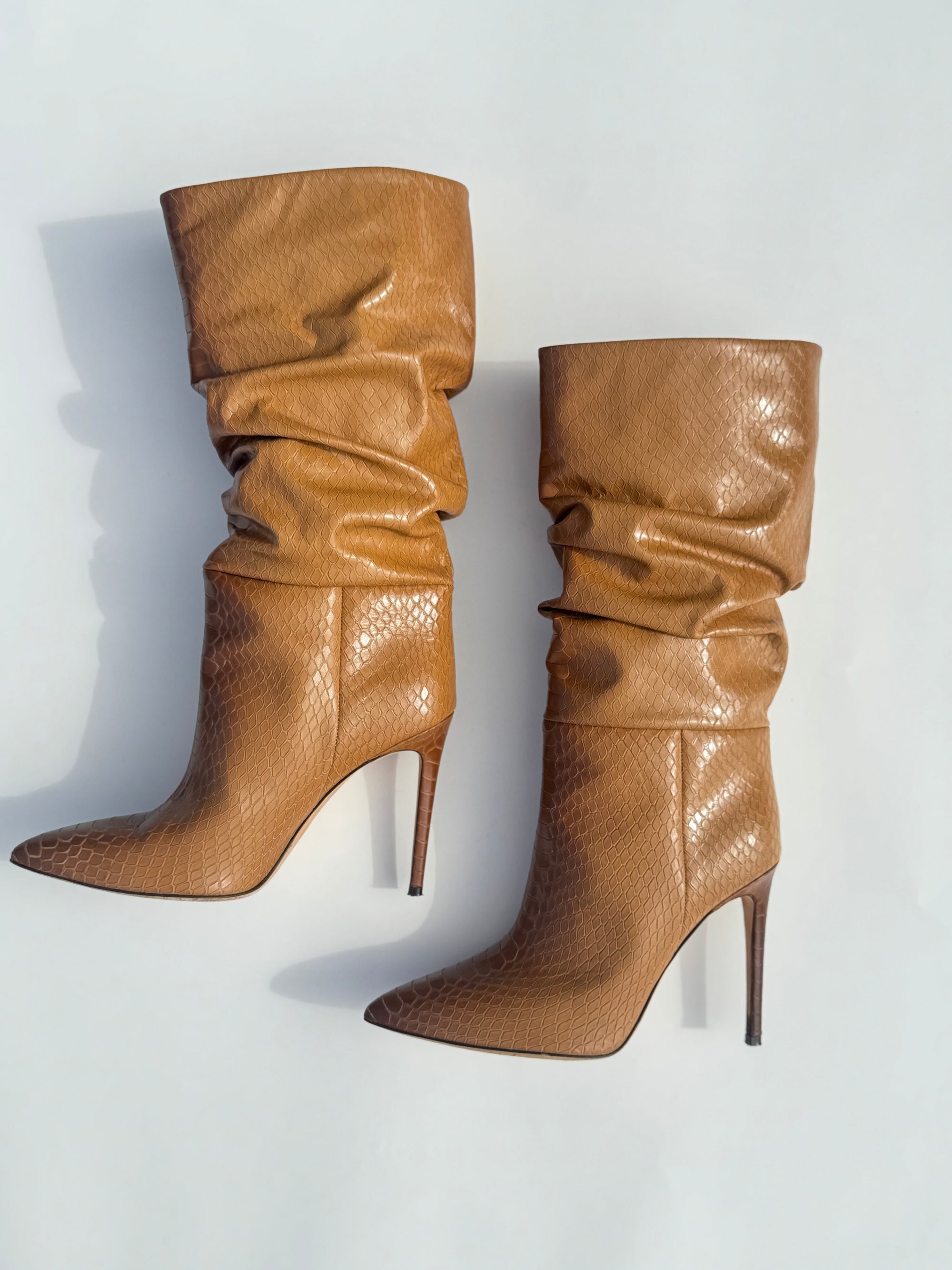 Paris Texas Slouch Croc Boots