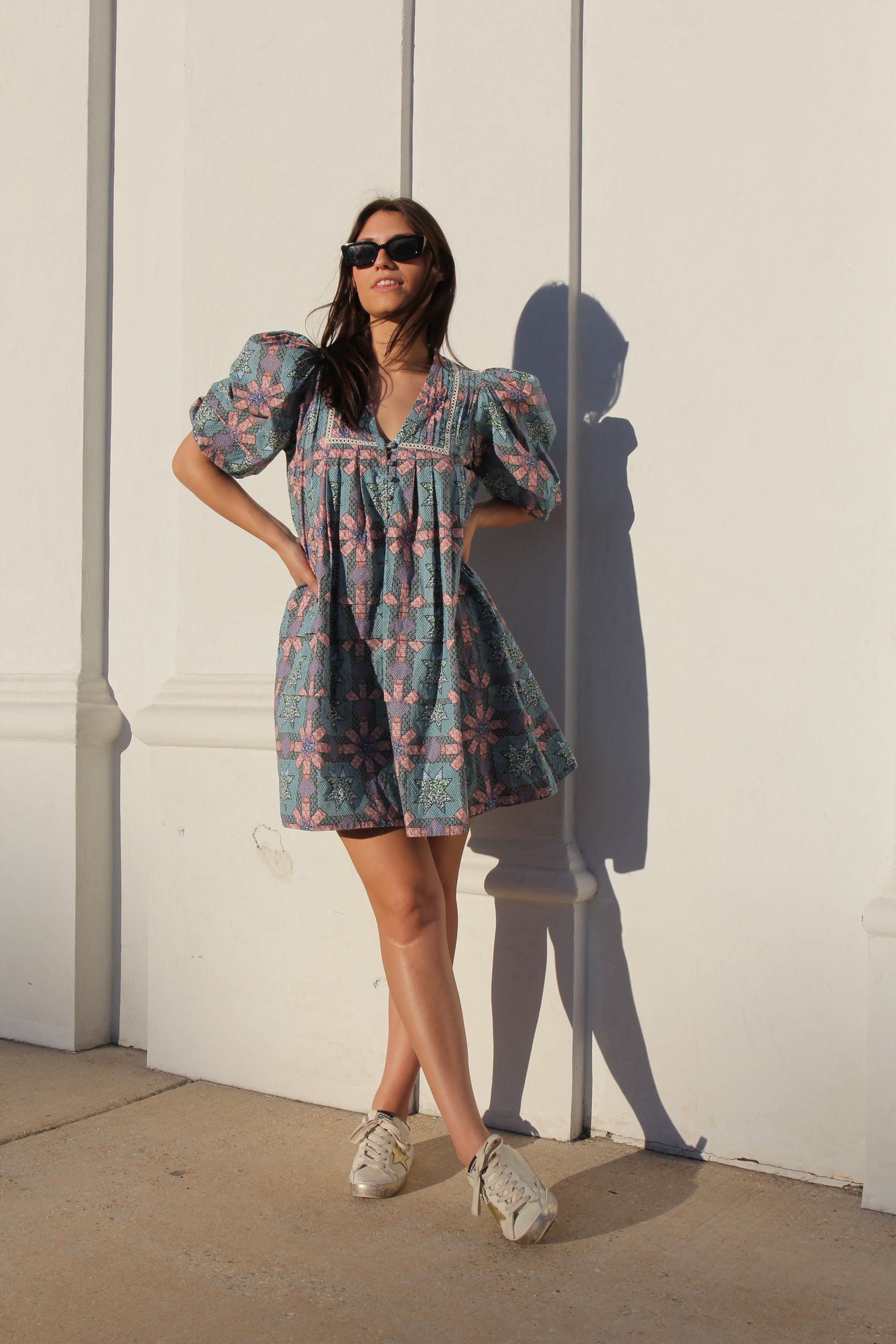 Hunter Bell Patchwork Jenkins Dress