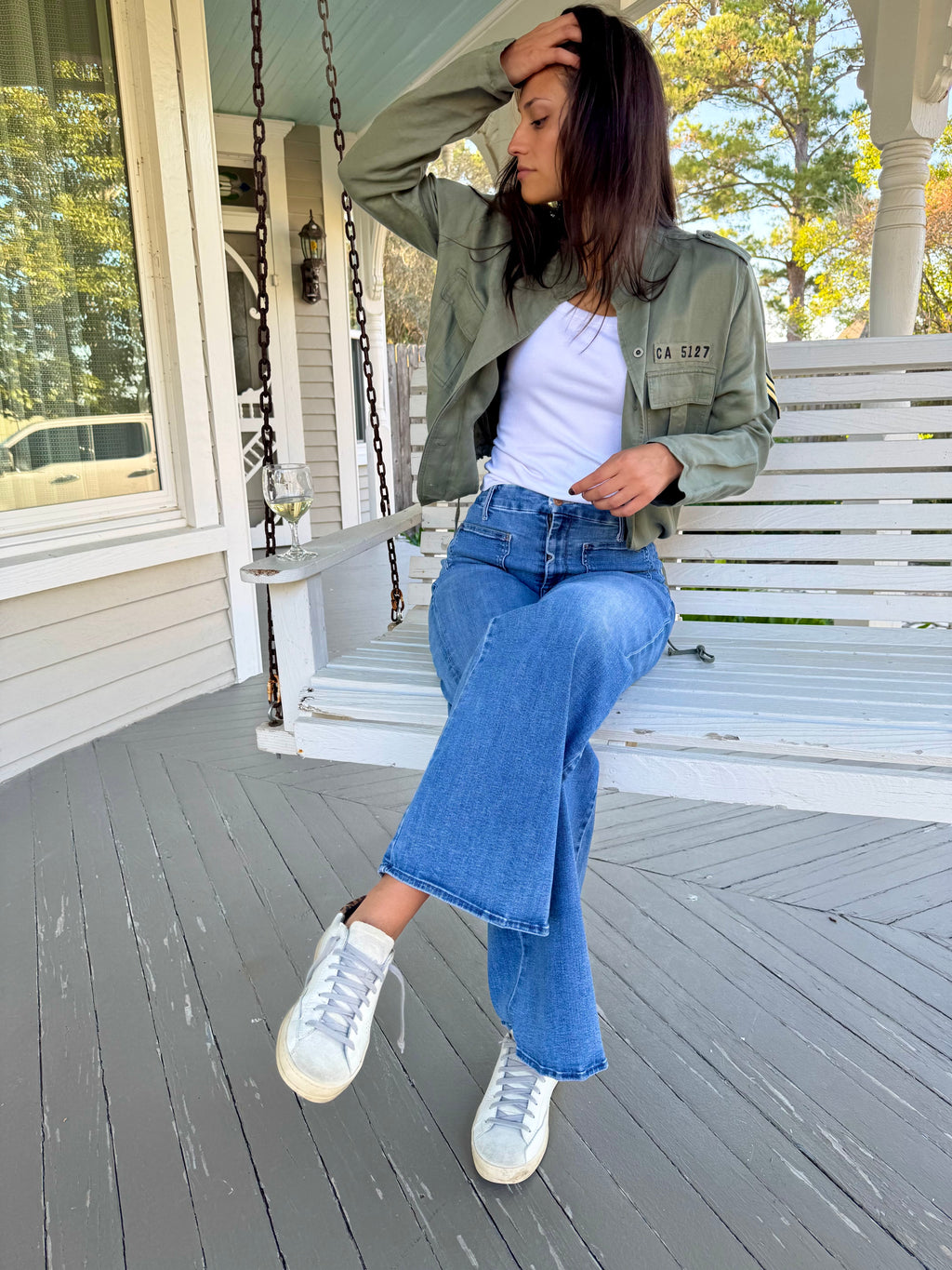 Rowen Sage Military Jacket